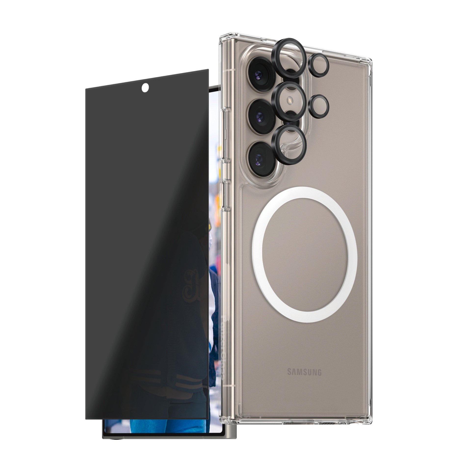 CARE by PanzerGlass Displayschutzglas »3-in-1 Privacy Protection Set« für S günstig online kaufen