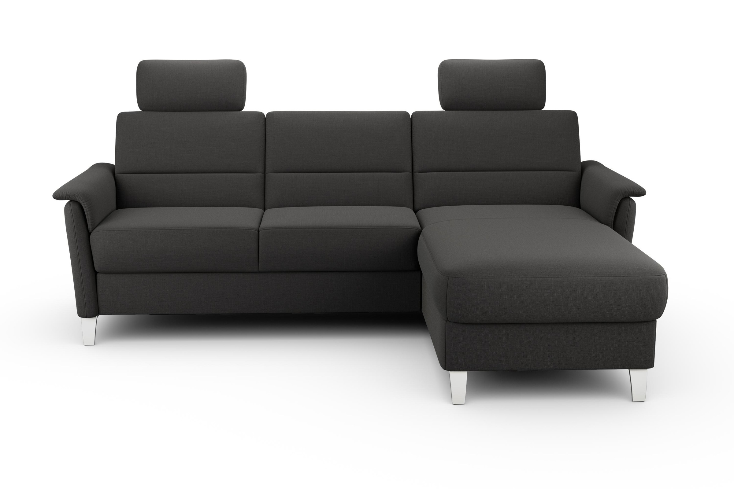 sit&more Ecksofa »Palmera L-Form«, Federkern, wahlweise mit Bettfunktion und mit/ohne Stauraum