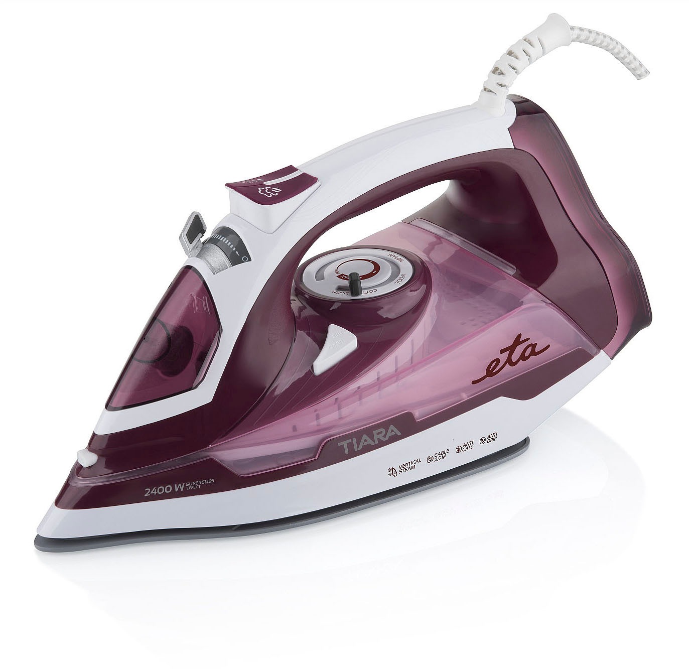 eta Dampfbügeleisen »Tiara II, ETA126990000« 2400 W günstig online kaufen