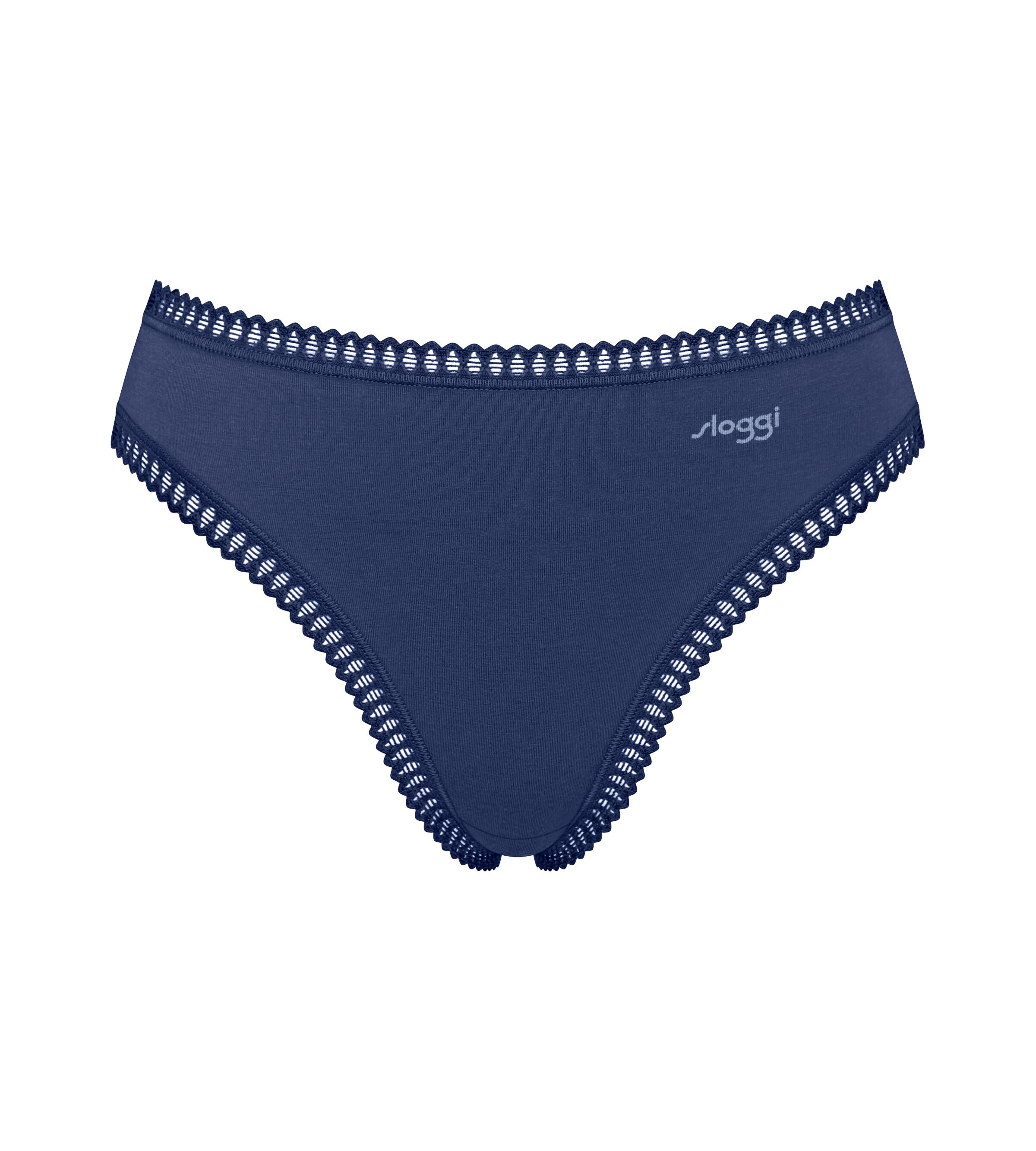 sloggi Slip »GO Crush High leg C3P«, (3er Pack), mit Spitzendetails