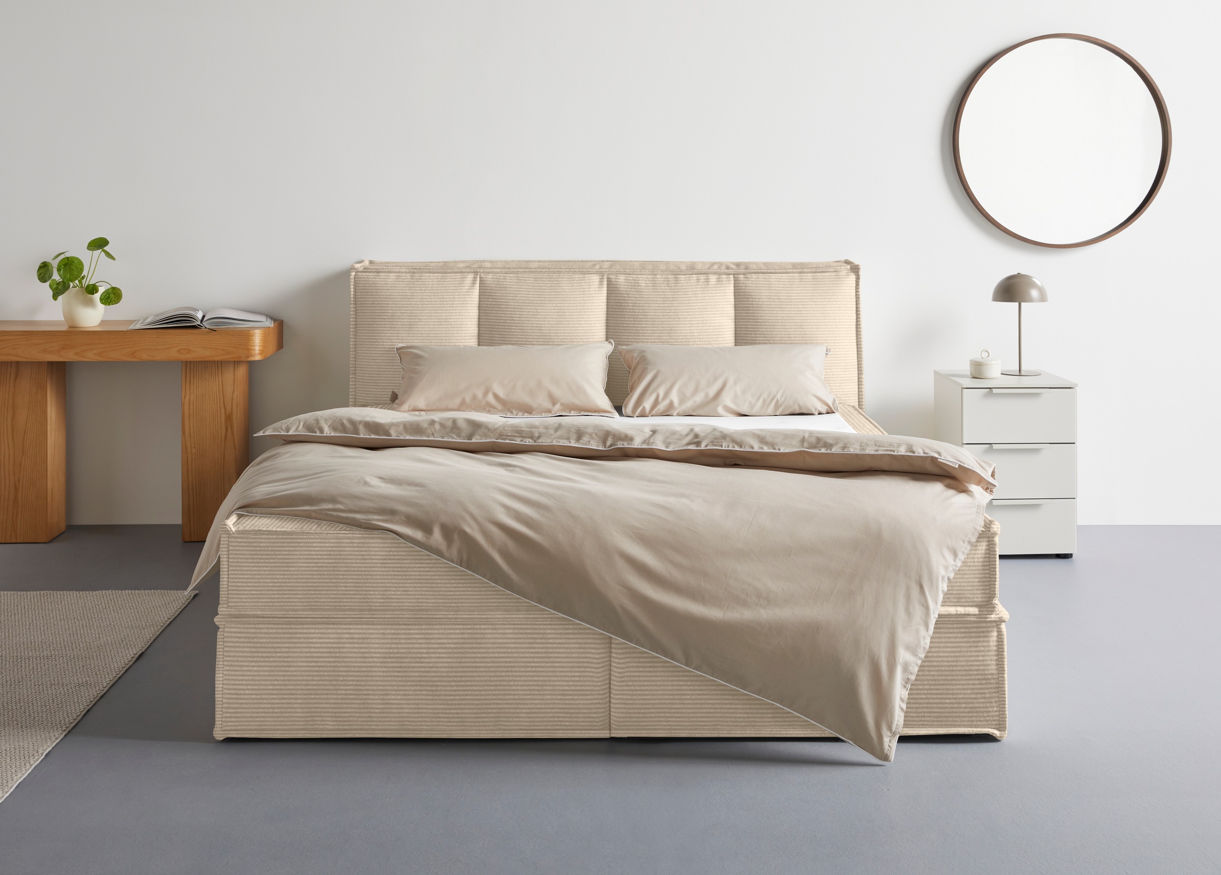 LeGer Home by Lena Gercke Boxspringbett »Addyson«, (Härtegrade H2, H3 und H günstig online kaufen