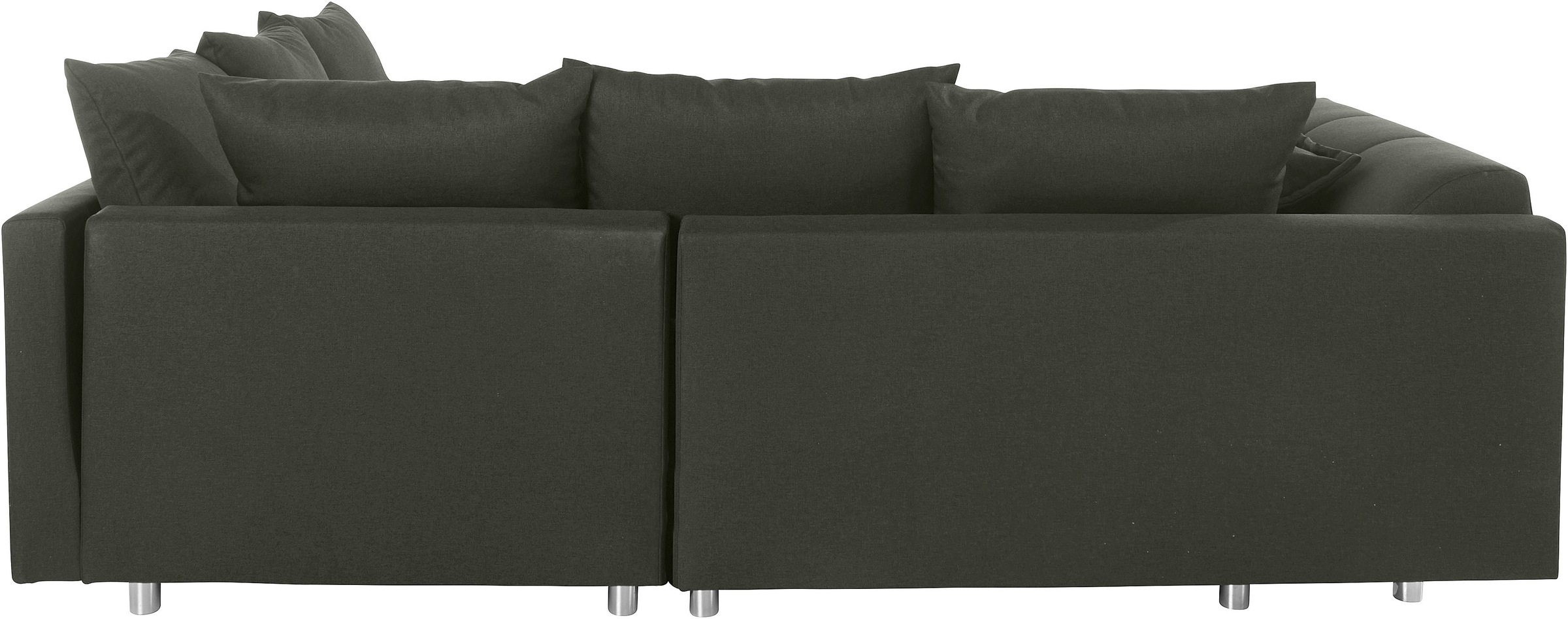 COLLECTION AB Ecksofa Joseli,  mit Zier- und Rückenkissen, komfortable Schanzen-Armlehne