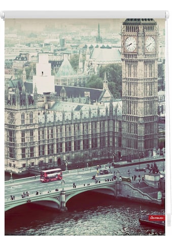 LICHTBLICK ORIGINAL Seitenzugrollo »Klemmfix Motiv London Westminster«, Lichtschutz,... kaufen