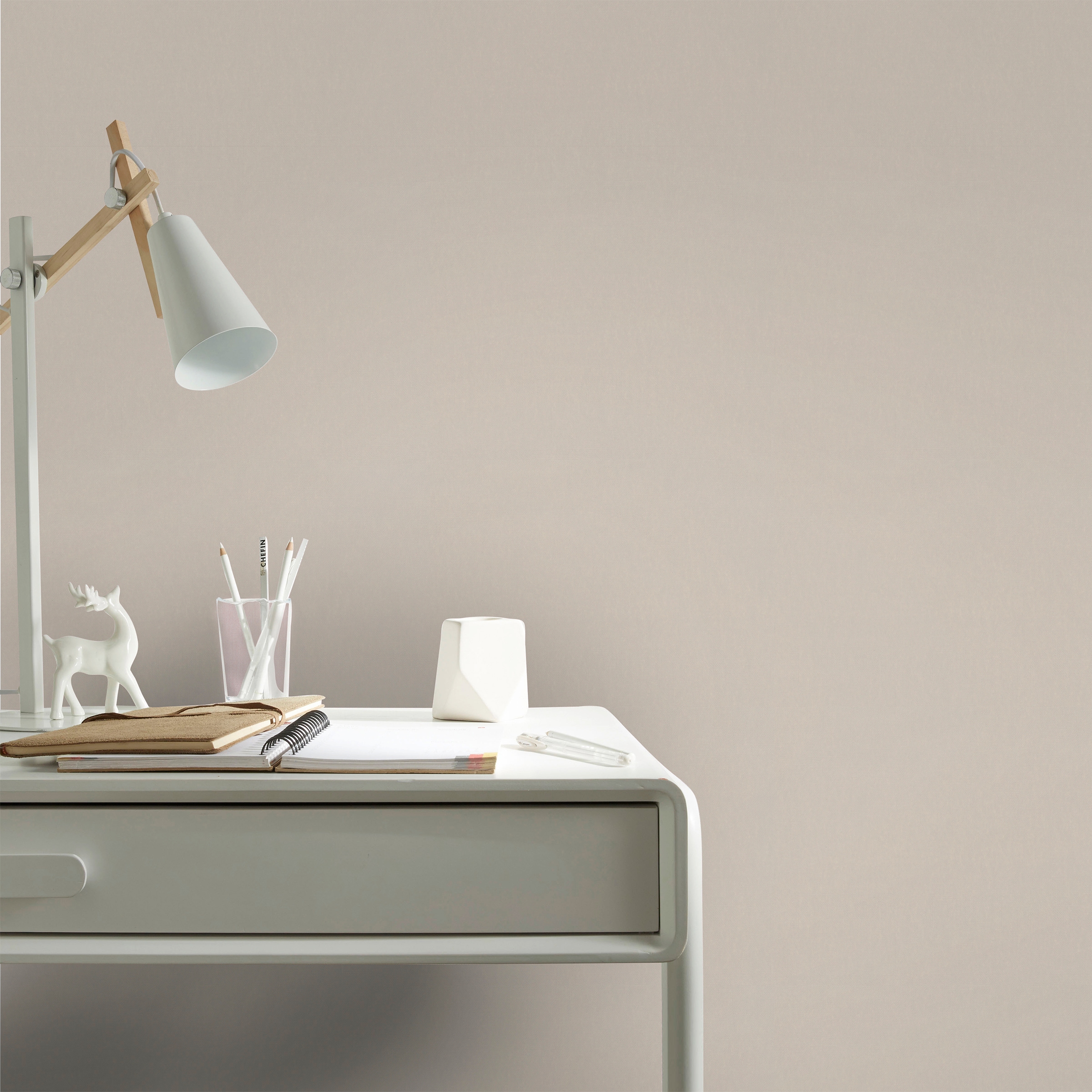 Superfresco Easy Vliestapete »Lynn«, uni, Taupe - 10m x 52cm