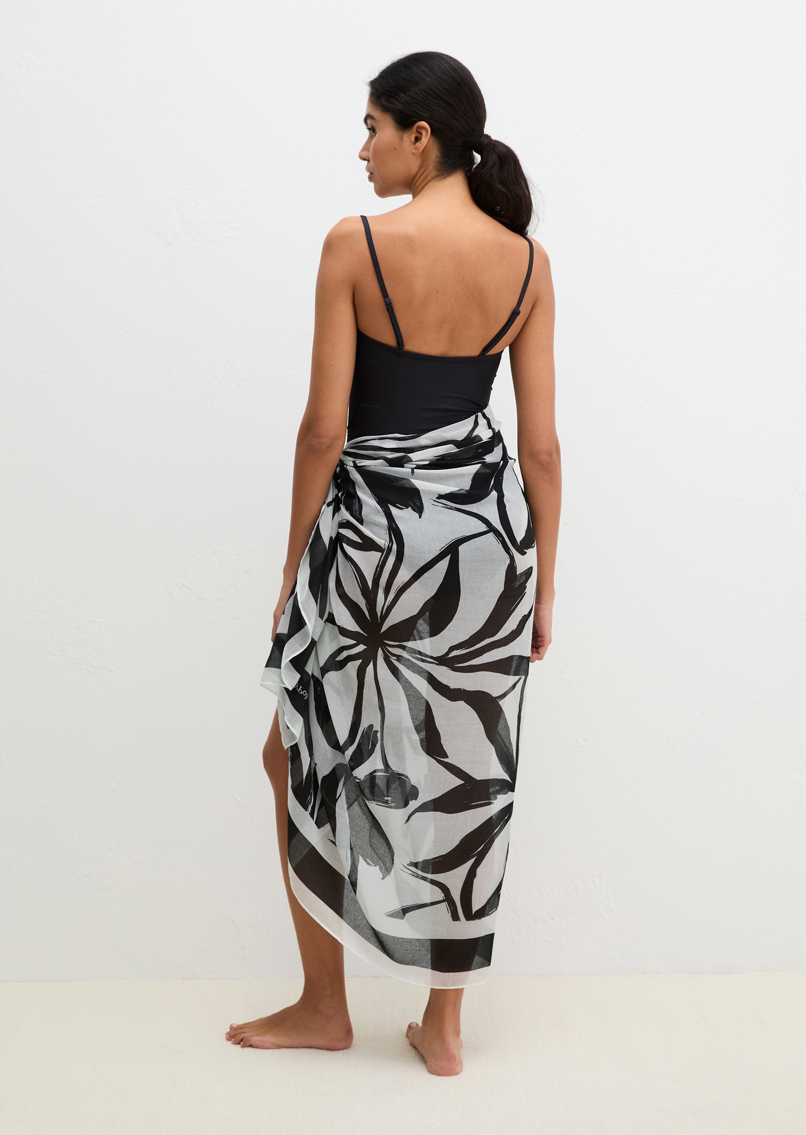 Marc O'Polo Pareo »Beach Cover« mit floralem Print