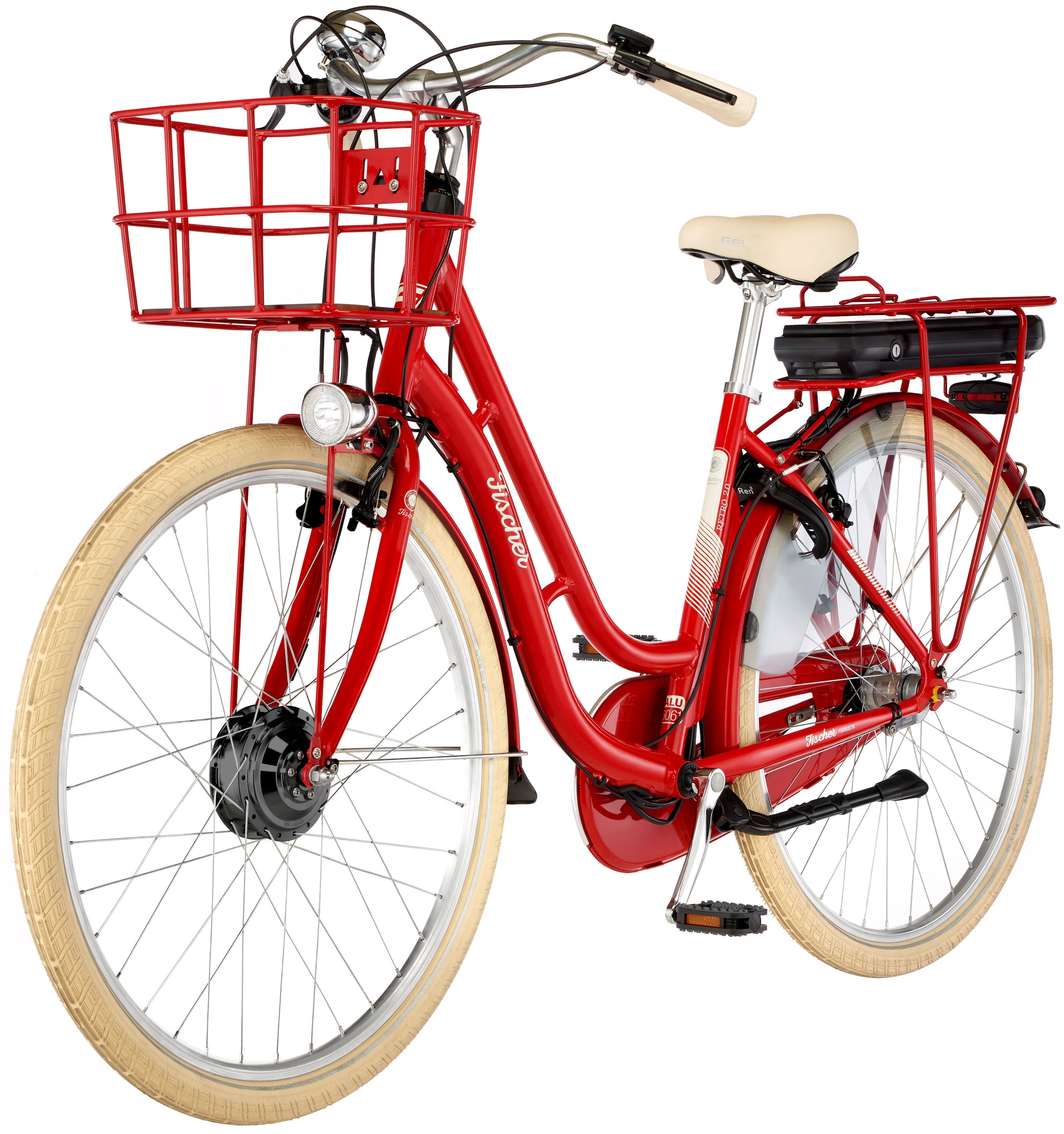 FISCHER Fahrrad E-Bike »CITA RETRO 2.1 317«, 3 Gang, Shimano, Nexus, ebike Damen, Pedelec