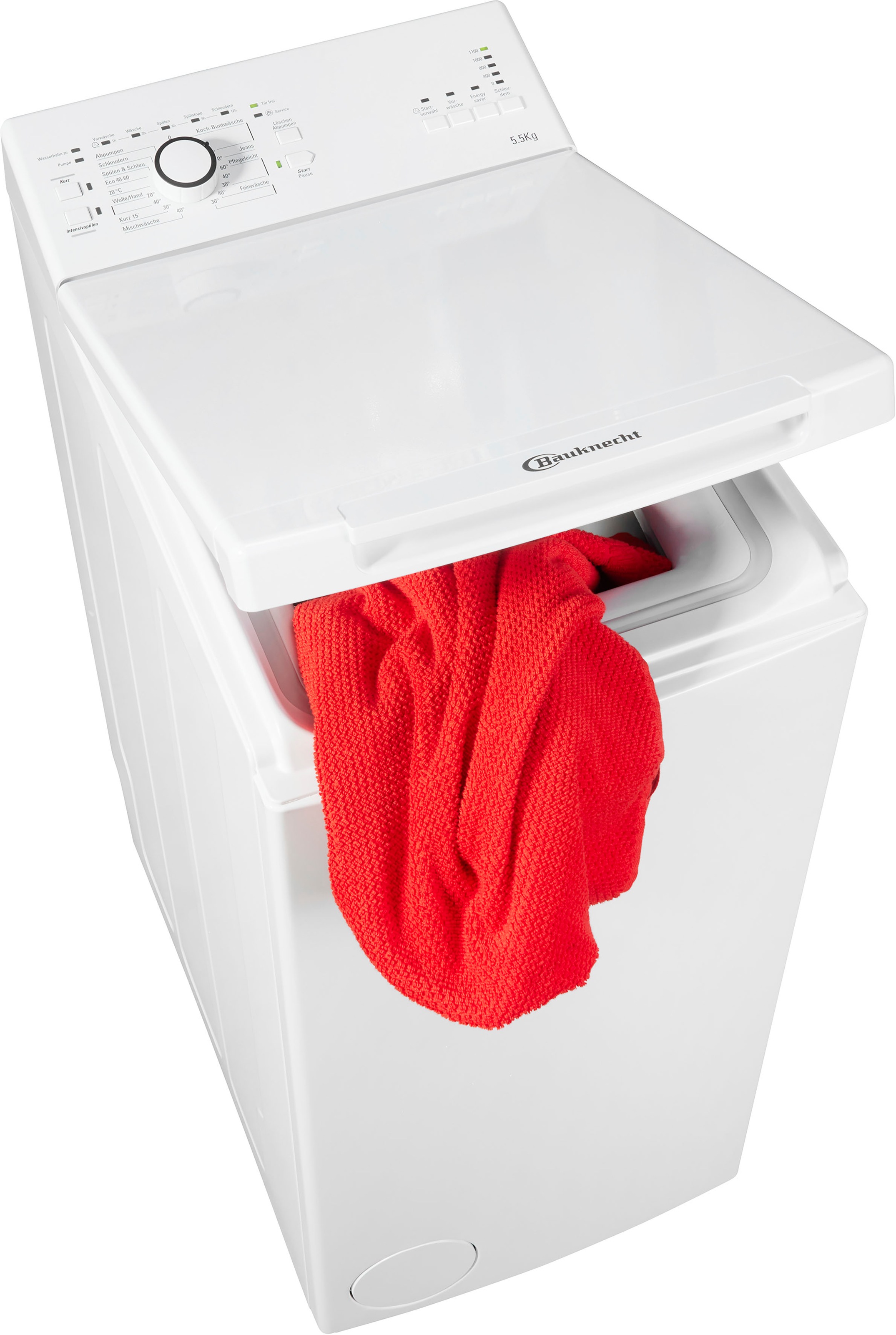 BAUKNECHT Waschmaschine Toplader »WAT Prime Prime 55 kg, WAT U/min bei L3«, online L3, 5,5 1100 55