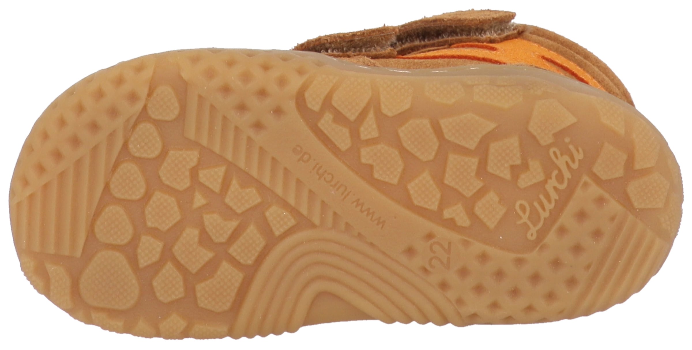 Lurchi Barfußschuh »Samu Barefoot«  Klettschuh, mit Kontrastbesatz, Größenschablone zum Download