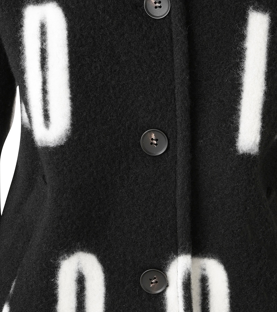 Aniston CASUAL Fleecejacke, mit großflächigem "GOOD VIBES"-Schriftzug - NEUE KOLLEKTION