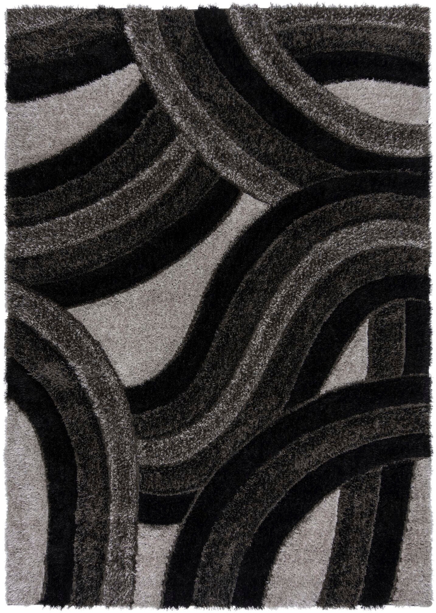 FLAIR RUGS Hochflor-Teppich »Velvet Shaggy«, rechteckig, 25 mm Höhe, Shaggy Teppich