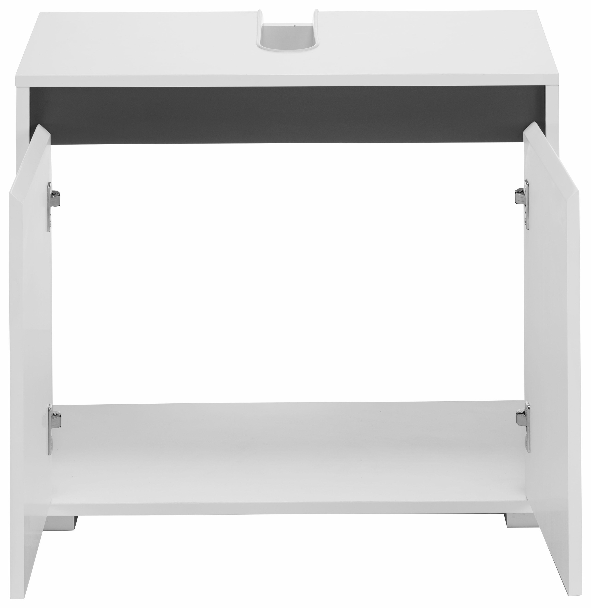 welltime Waschbeckenunterschrank »Siena«, Waschtisch mit einem Fach und Wechselblende - Maße (B/T/H) 67/37/60 cm