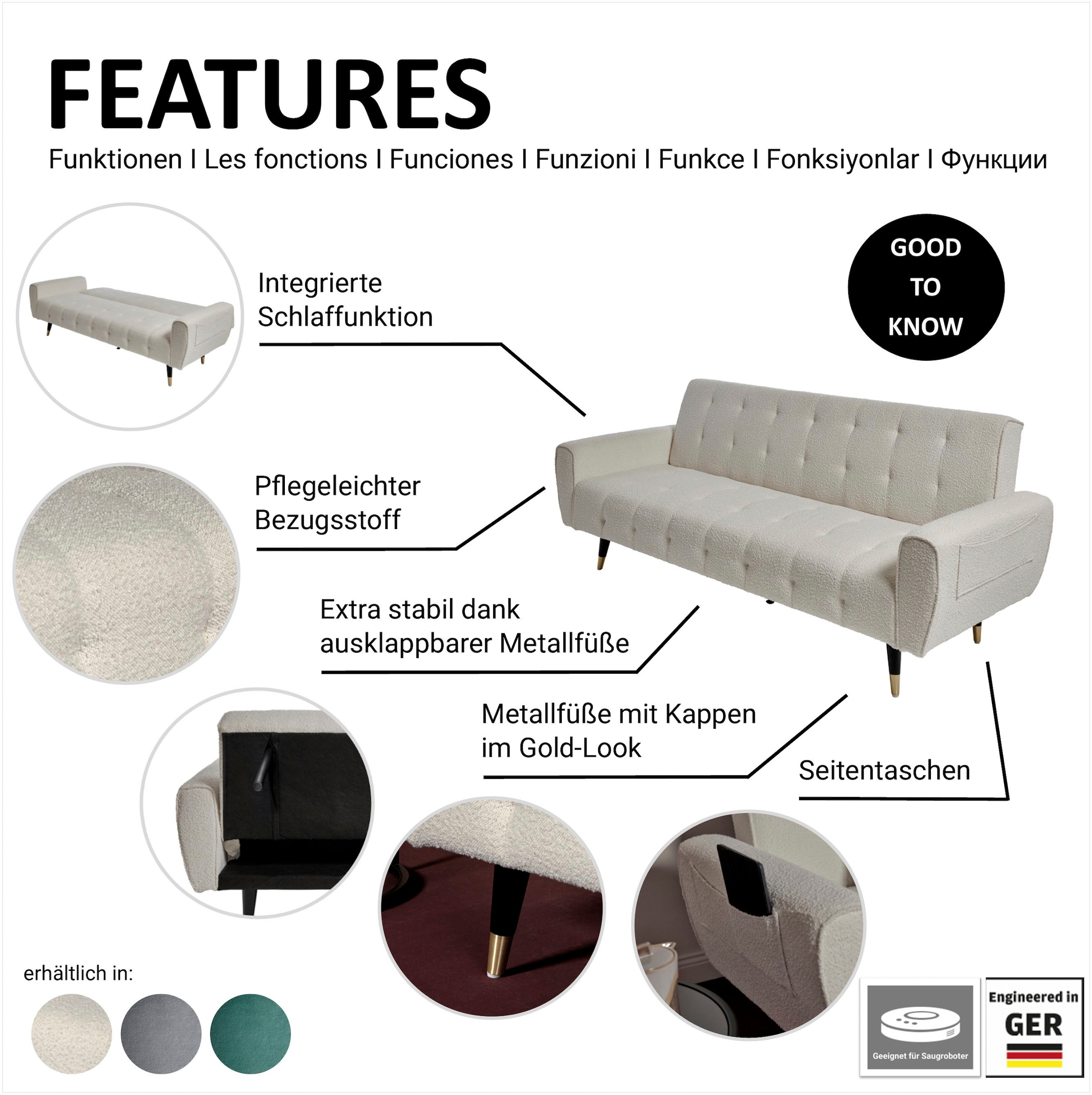 Jahnke 3-Sitzer »CHILLAX DREAM«