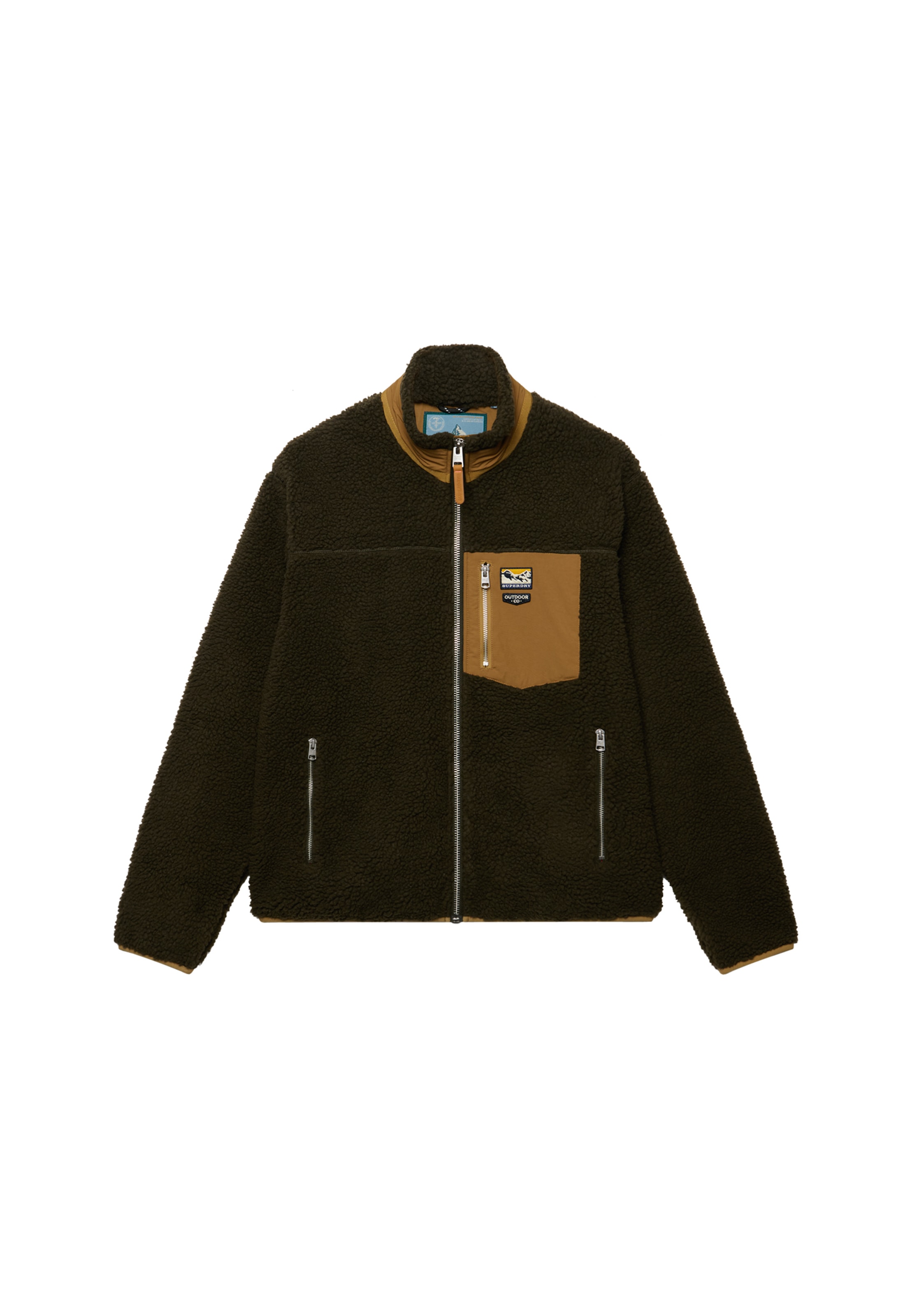 Superdry Sweatjacke »MOUNTAIN FULL ZIP FLEECE« Relaxed Fit, mit Reißverschluss, aus Fleece