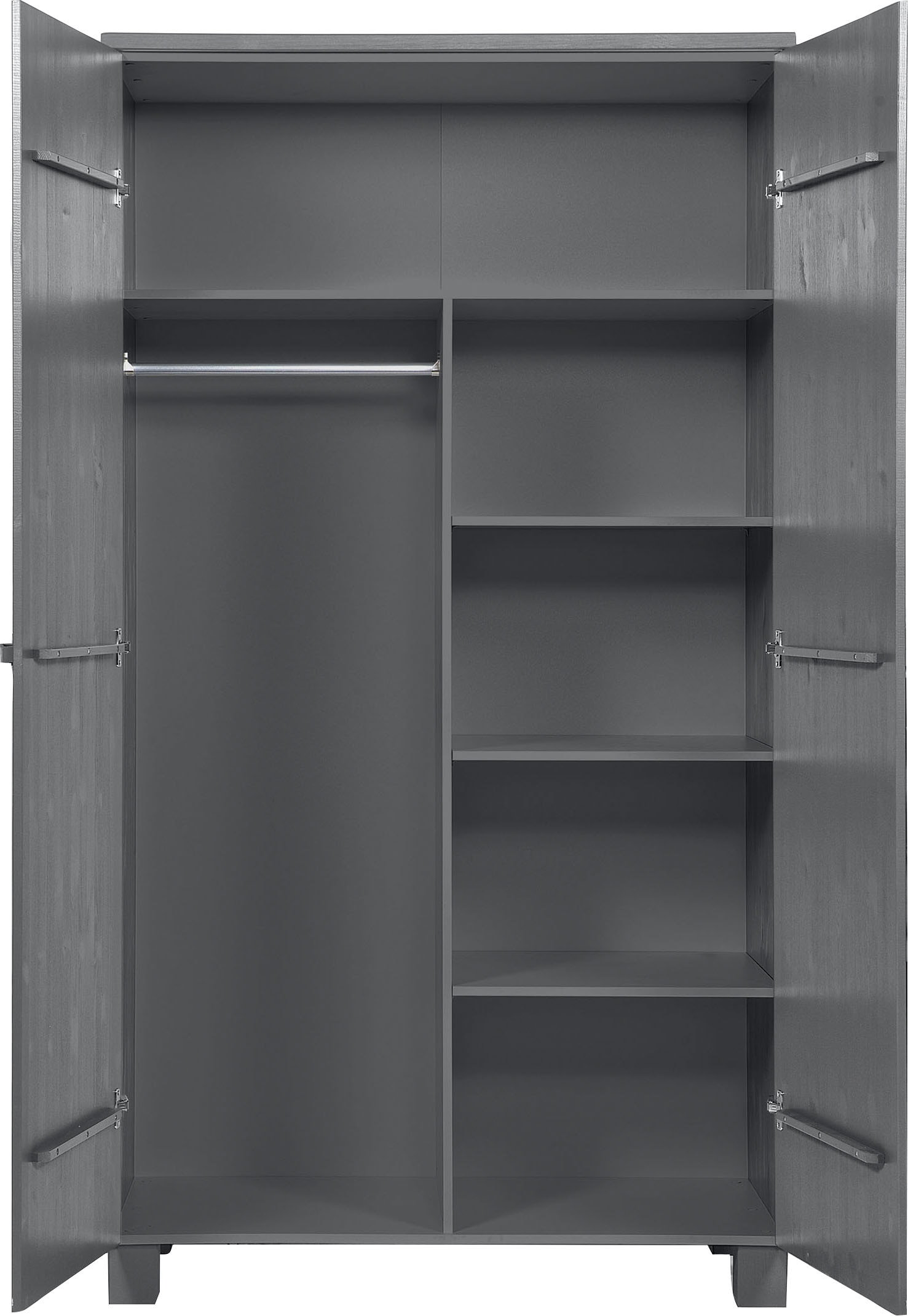 WOOOD Garderobenschrank »Dennis«, mit Kleiderstange, viel Stauraum, B 111 cm x H 202 cm