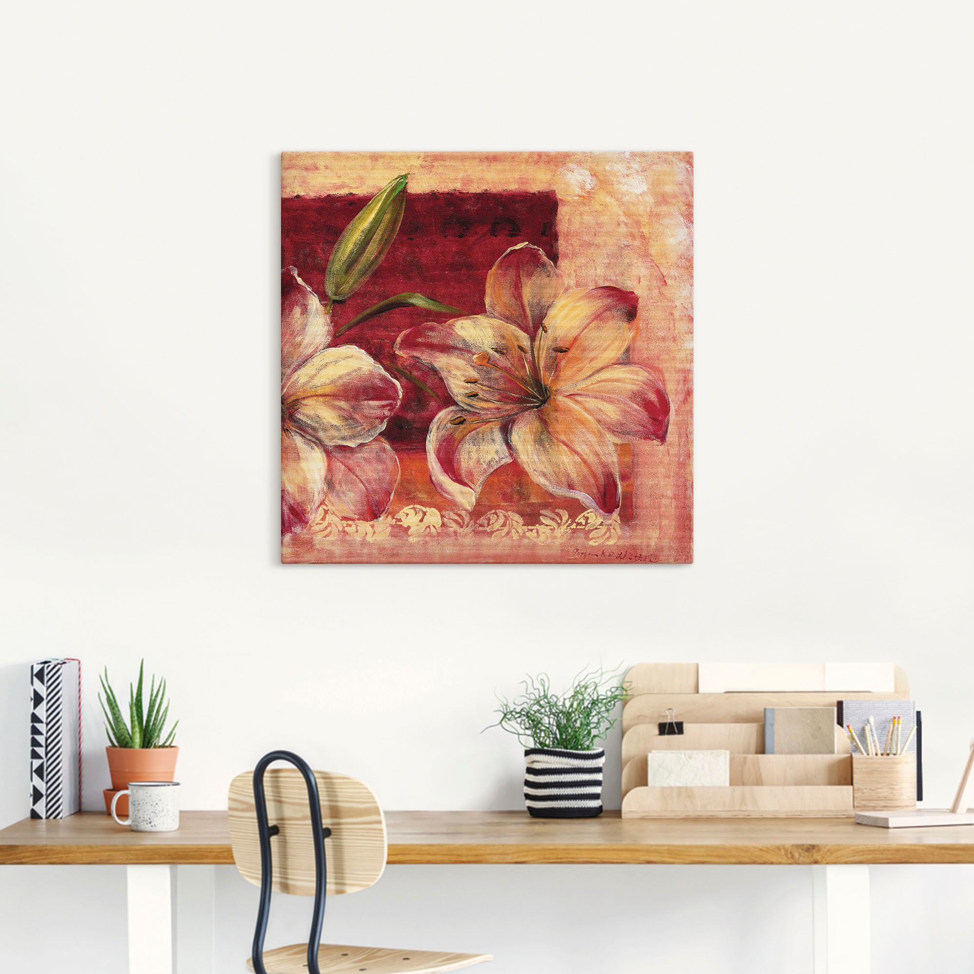 Artland Leinwandbild »Klassische Blumen IV«, Blumen, (1 St.), auf Keilrahme günstig online kaufen