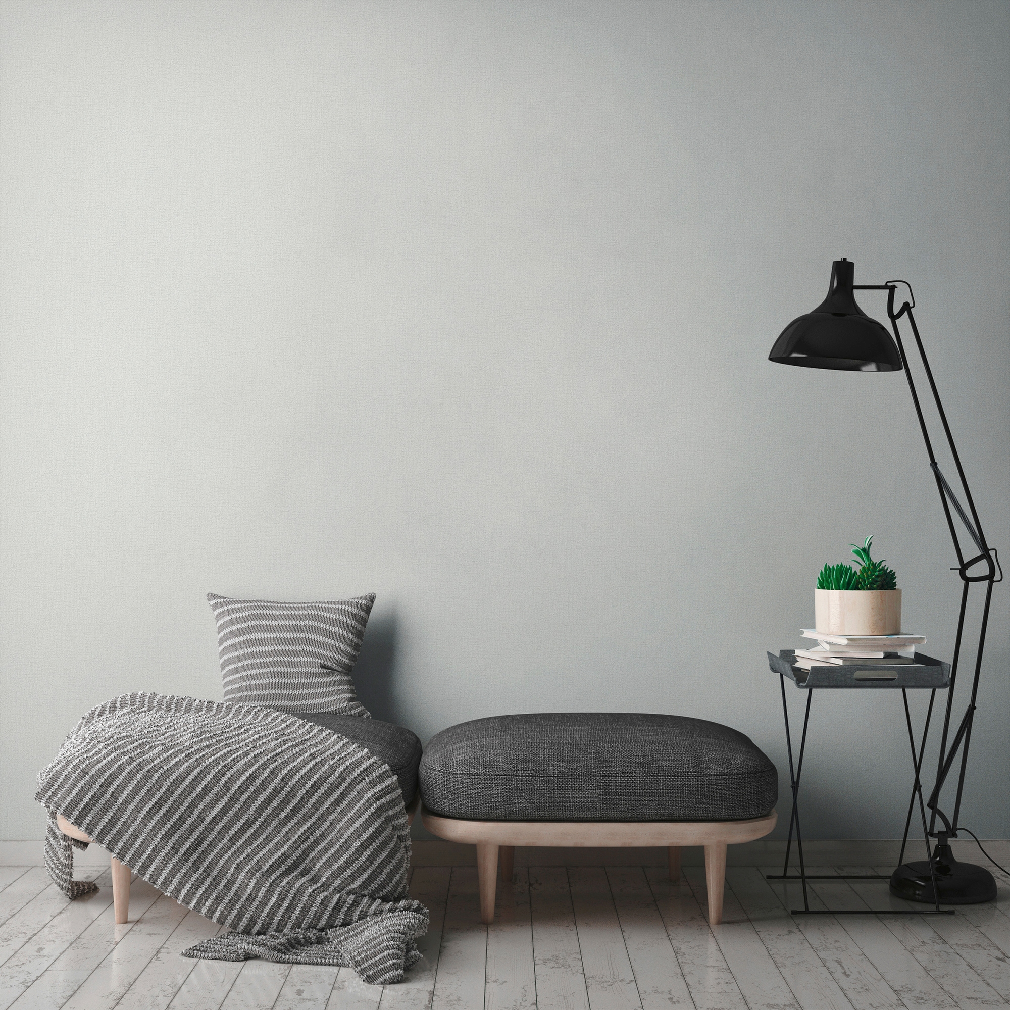 A.S. Création Vliestapete »Attractive«, einfarbig-unifarben-uni, Uni Tapete einfarbig Tapeten Wohnzimmer Schlafzimmer Küche Flur Design
