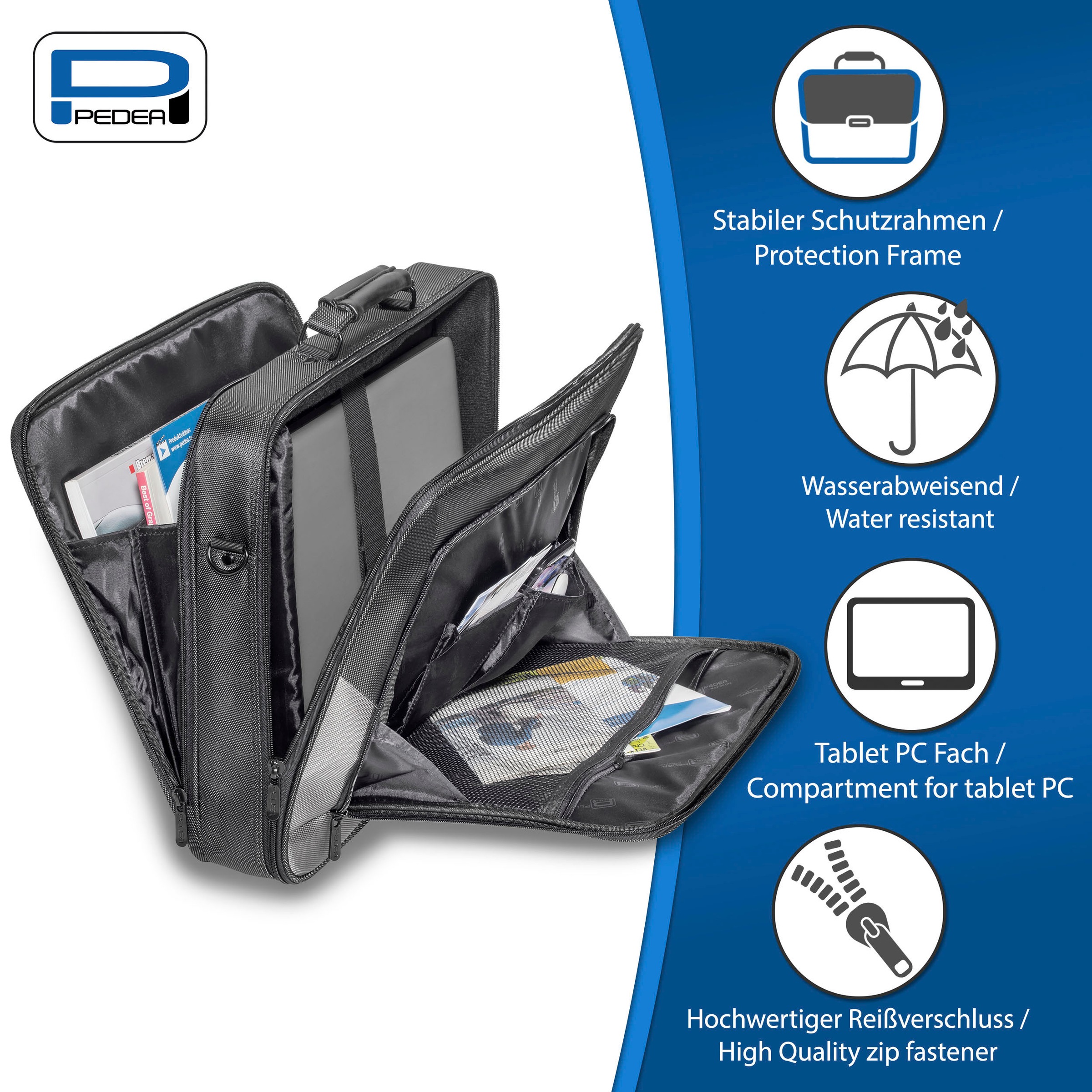 PEDEA Laptoptasche »PREMIUM 13,3 Zoll (33,8 cm)«