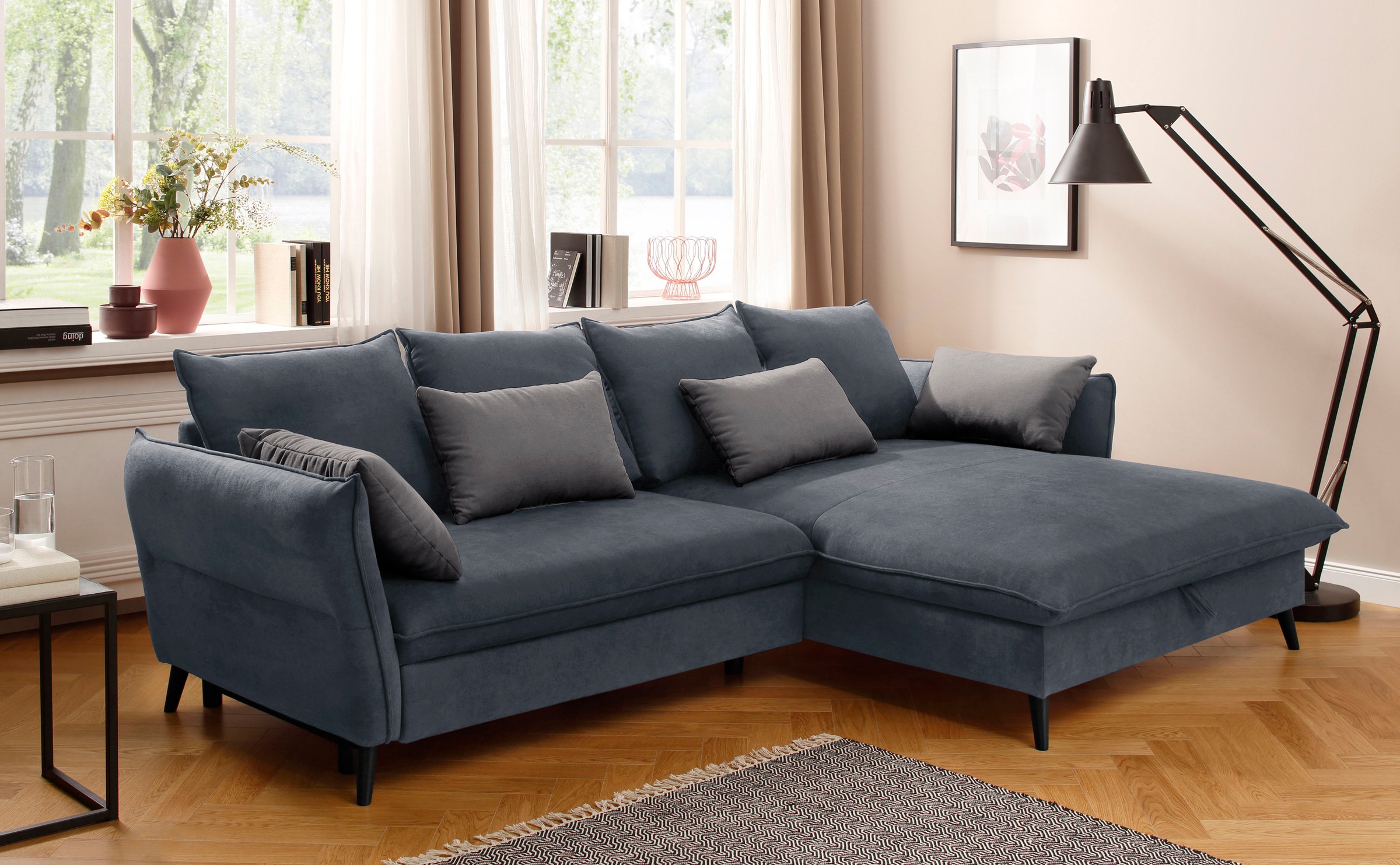 Home affaire Ecksofa »Tirano, L-Form«, wahlweise mit Bettfunktion und Bettk günstig online kaufen