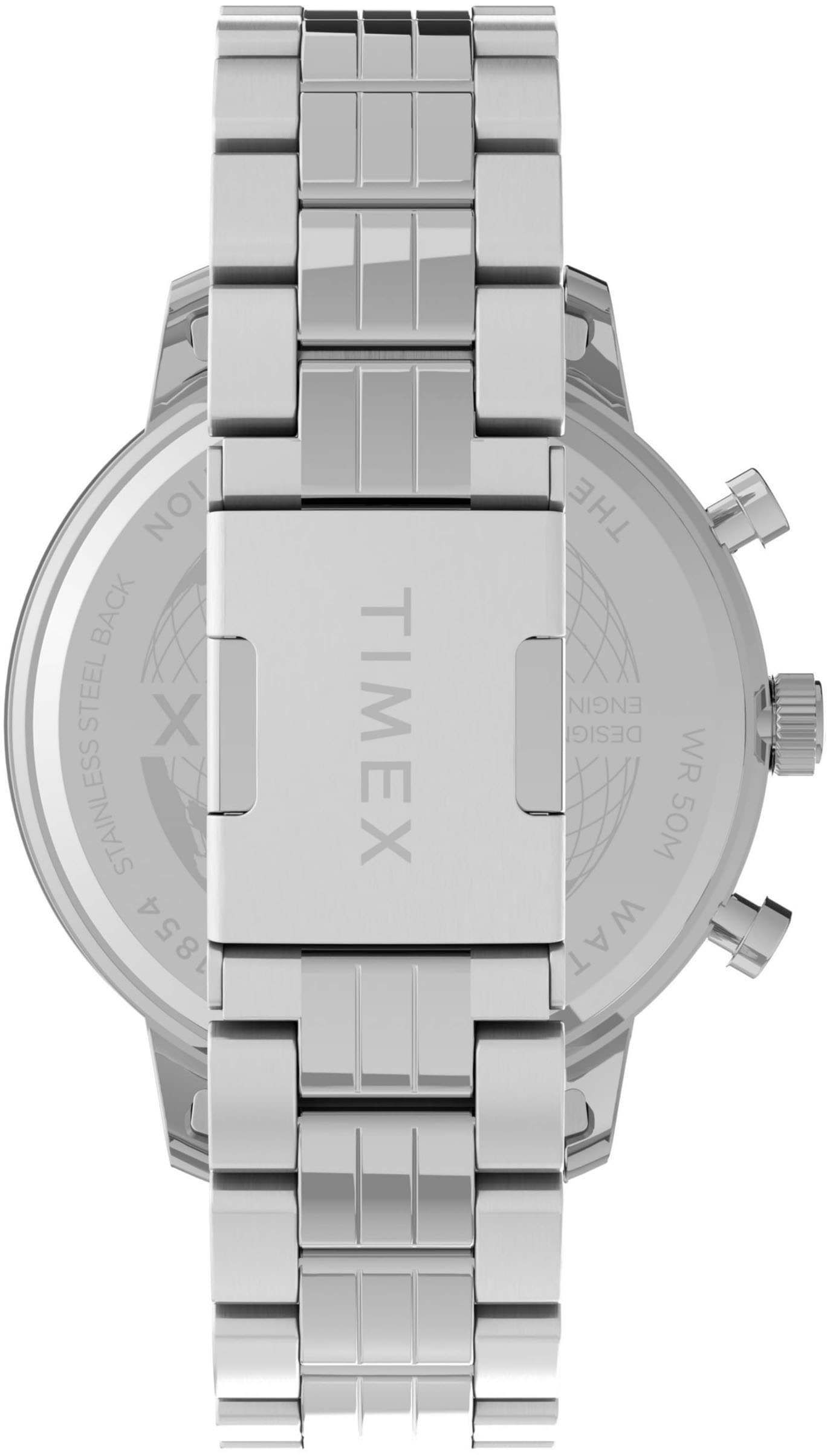 Timex Chronograph »CHICAGO«, Quarzuhr, Armbanduhr, Herren, Datum, Stoppfunktion, 12/24-Std.-Anzeige