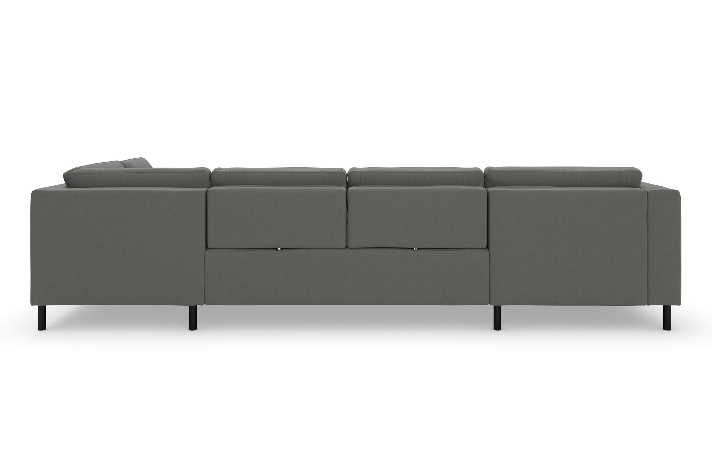 sit&more Wohnlandschaft »Olsen U-Form«, inklusive Sitztiefenverstellung, wahlweise mit Bettfunktion, 15cm hoch