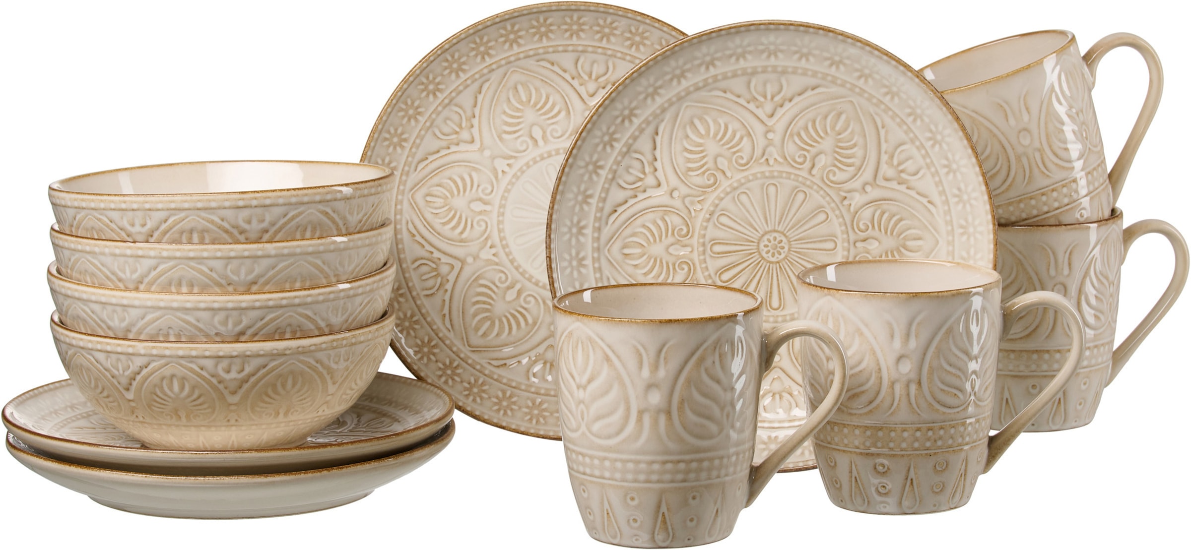 Ritzenhoff & Breker Frühstücks-Geschirrset »Omara« Reaktivglasur, jedes Stü günstig online kaufen