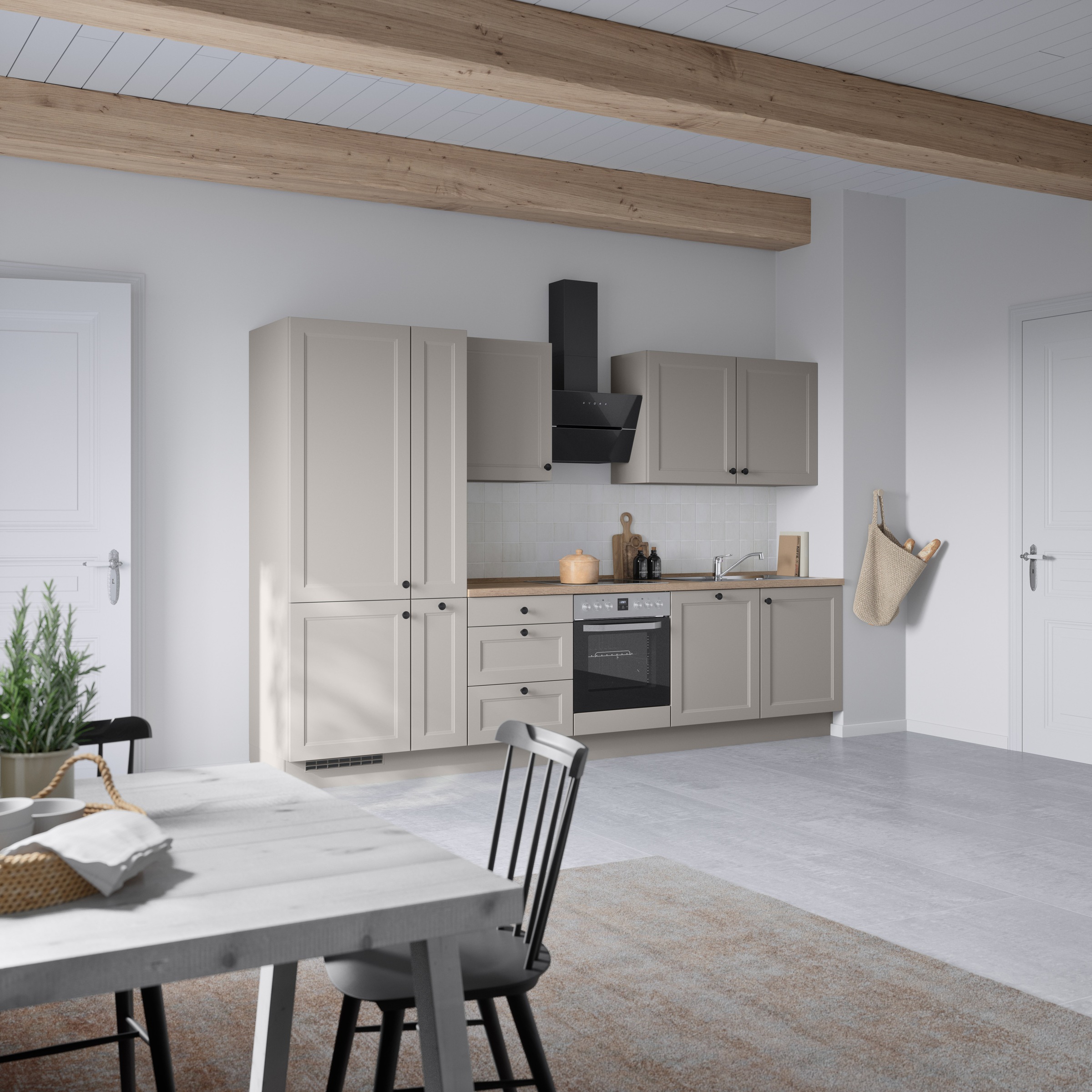 nobilia® Küchenzeile »"Cascada II"«, vormontiert, Breite 330 cm, Ausrichtung wählbar, wahlw. mit E-Geräten