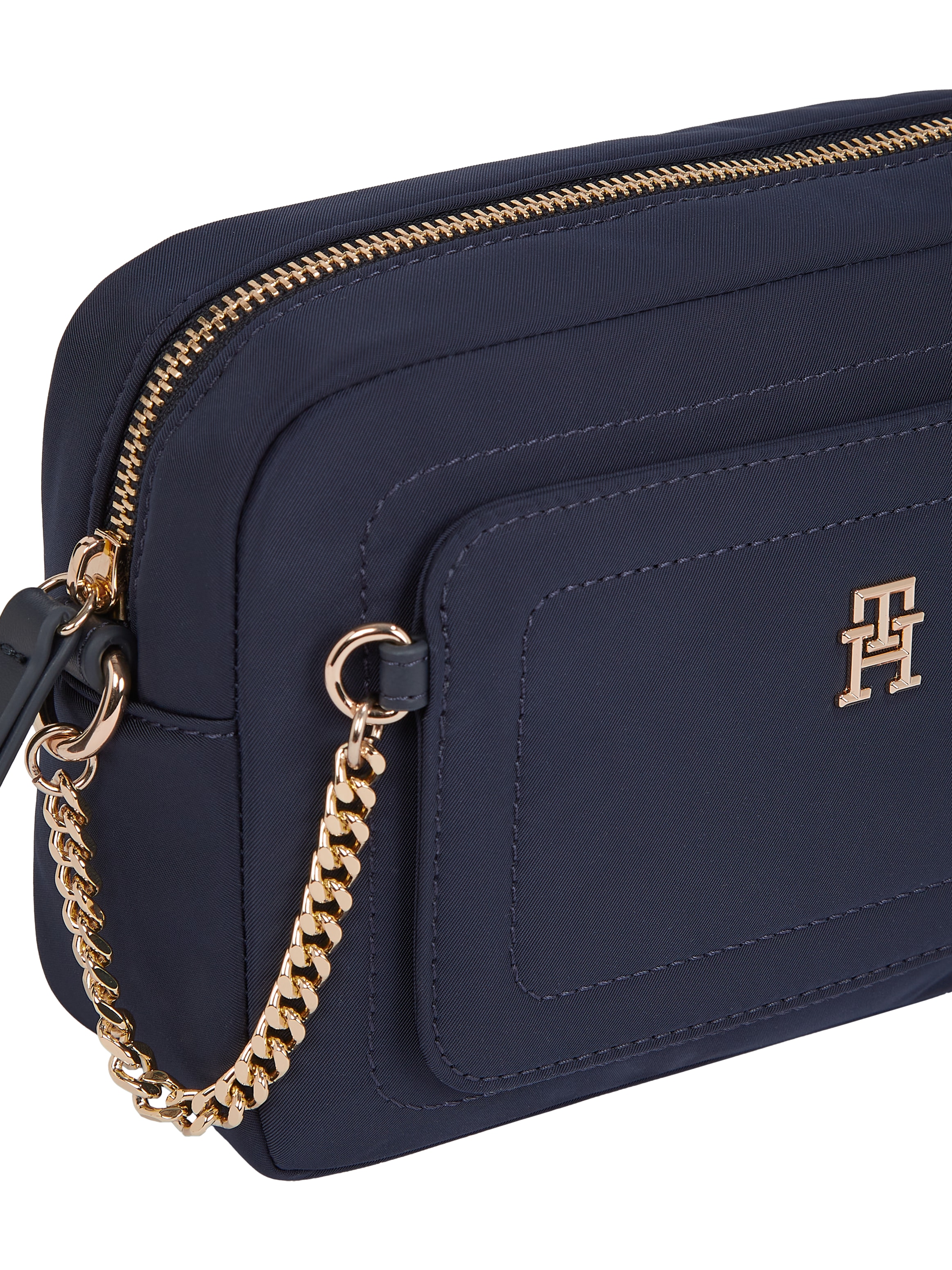 Tommy Hilfiger Umhängetasche »TH SPRING CAMERA BAG«, Damen Mini Bag, Schultertasche mit verstellbarem Schulterriemen