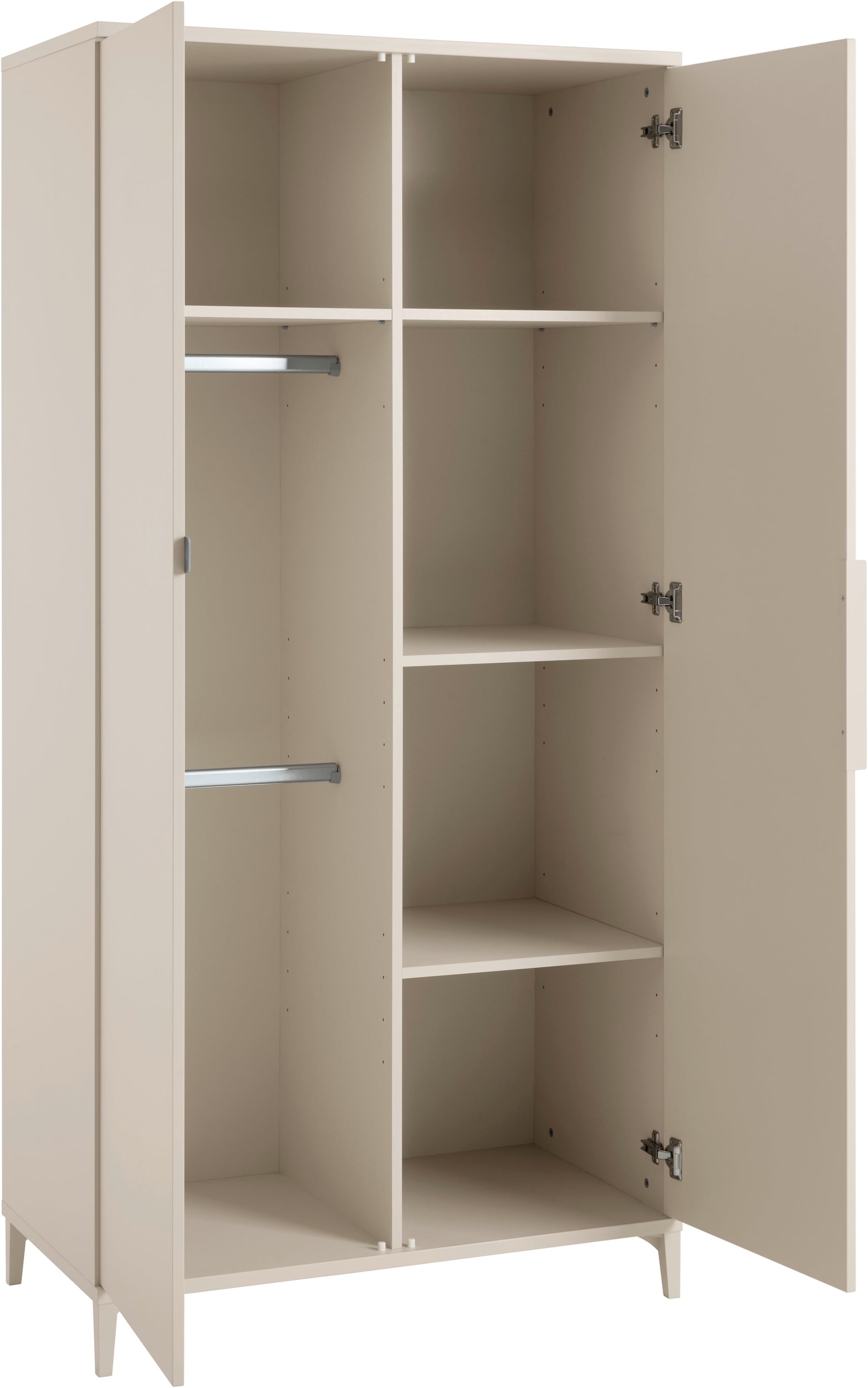 YUNY by PAIDI Kleiderschrank »SISTER LOU, yuny by PAIDI«, mit 2 Türen, inklusive 4 Einlegeböden und 2 Kleiderstangen