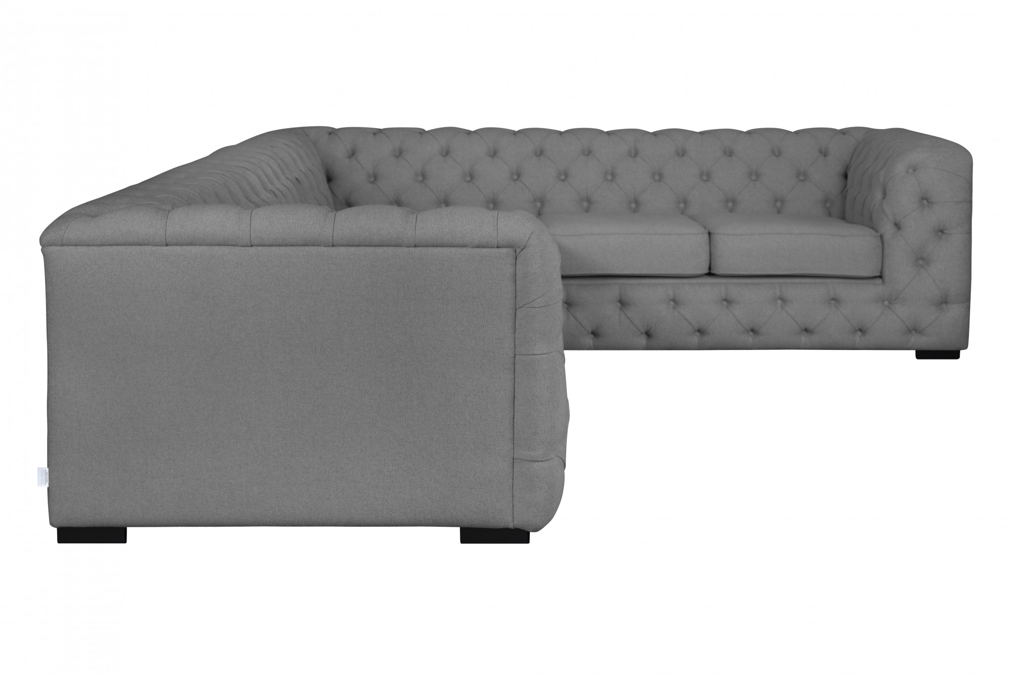 Home affaire Chesterfield-Sofa »KALINA L-Form« hochwertig Chesterfield-Ausführung
