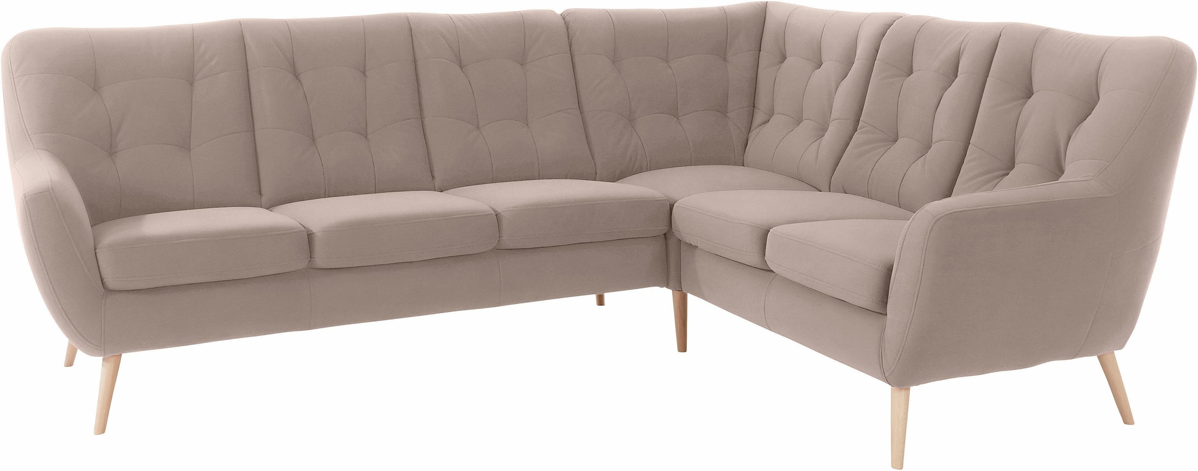 exxpo - sofa fashion Ecksofa "Scandi, bequem und komfortabel mit aufwendige günstig online kaufen