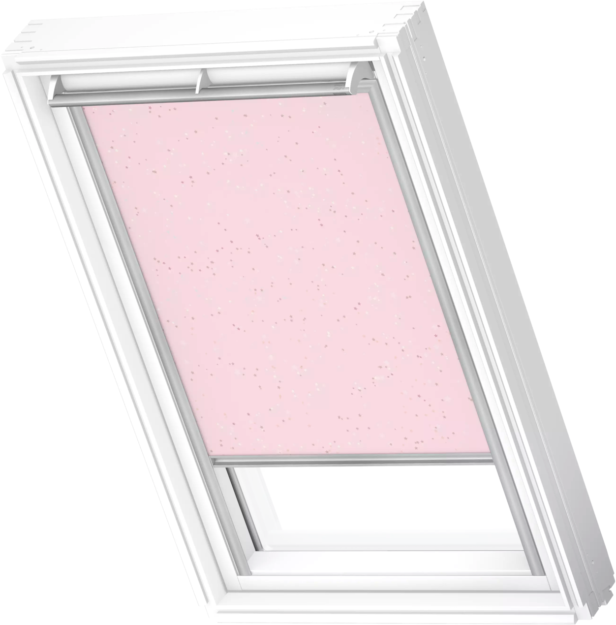 VELUX Verdunklungsrollo "DKL 4659S, Motiv: Kids Rosa Sterne" verdunkelnd oh günstig online kaufen