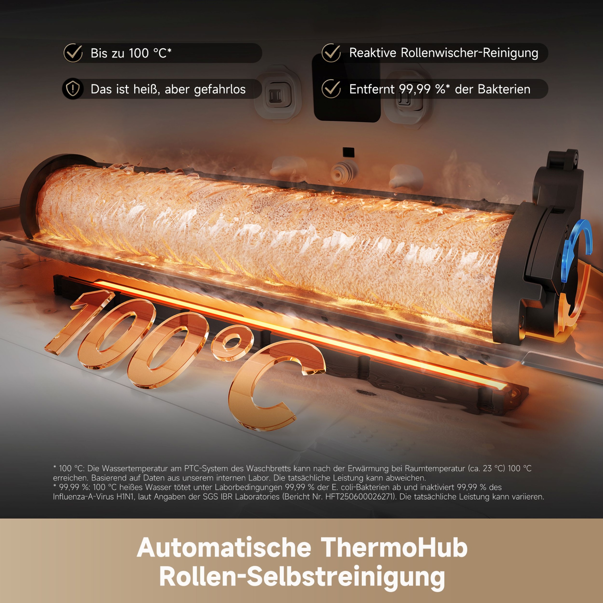 Dreame Nass-Trocken-Saugroboter »Aqua10 Ultra Roller Complete«