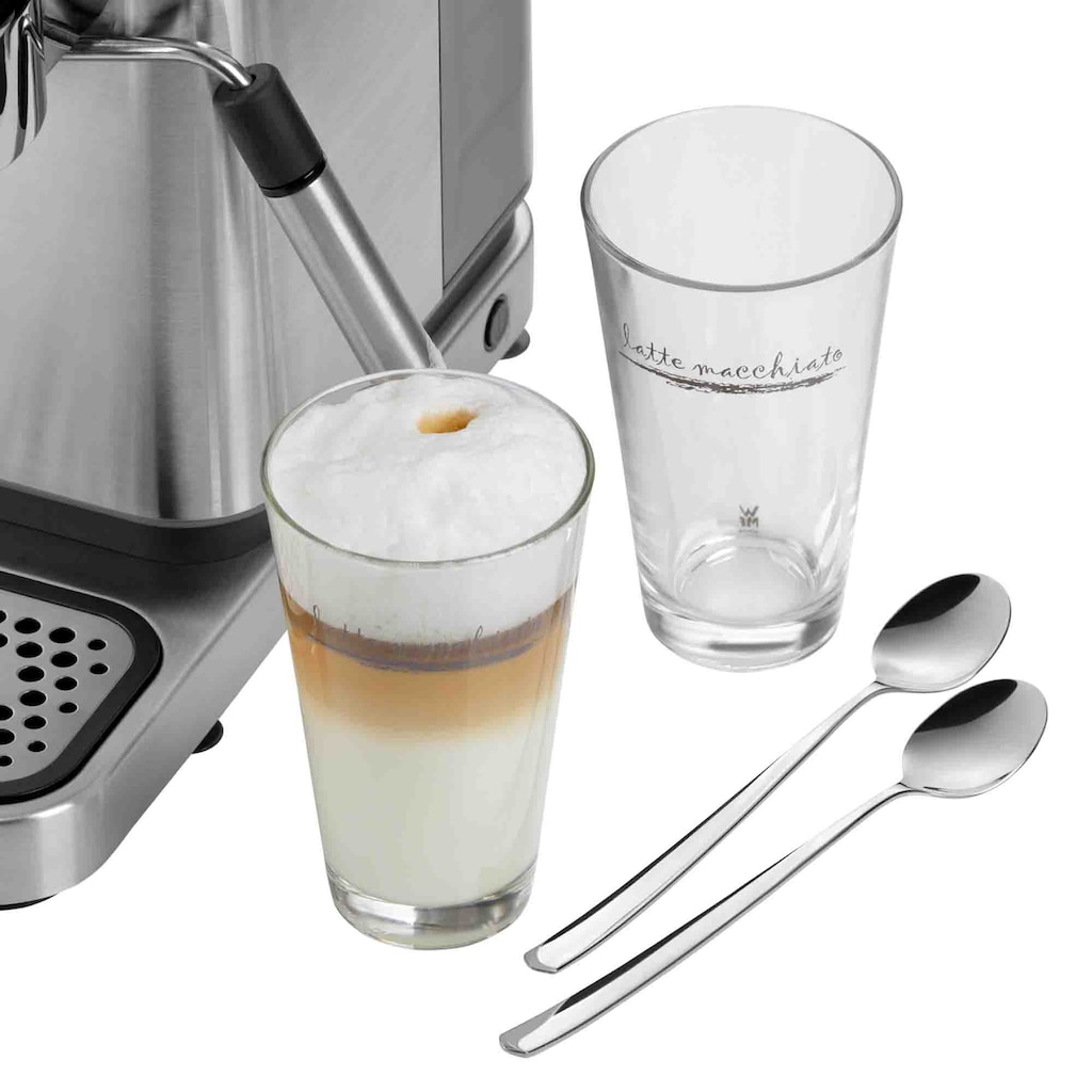 WMF Gläser-Set »Clever&More«, (Set, 12 tlg., 6x Latte Macchiato Gläser-6x Latte Macchiato Löffel)