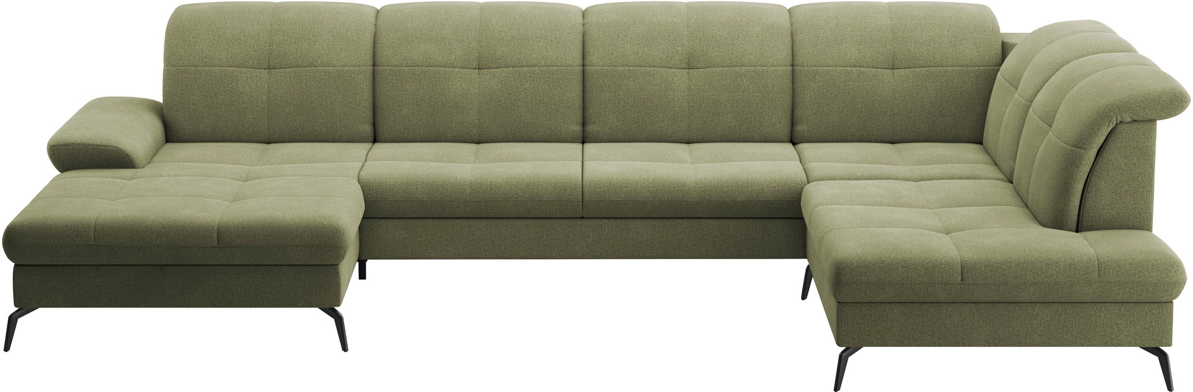 sit&more Wohnlandschaft »Amica, U-Form, inkl. Sitztiefenverstellung und Arm günstig online kaufen