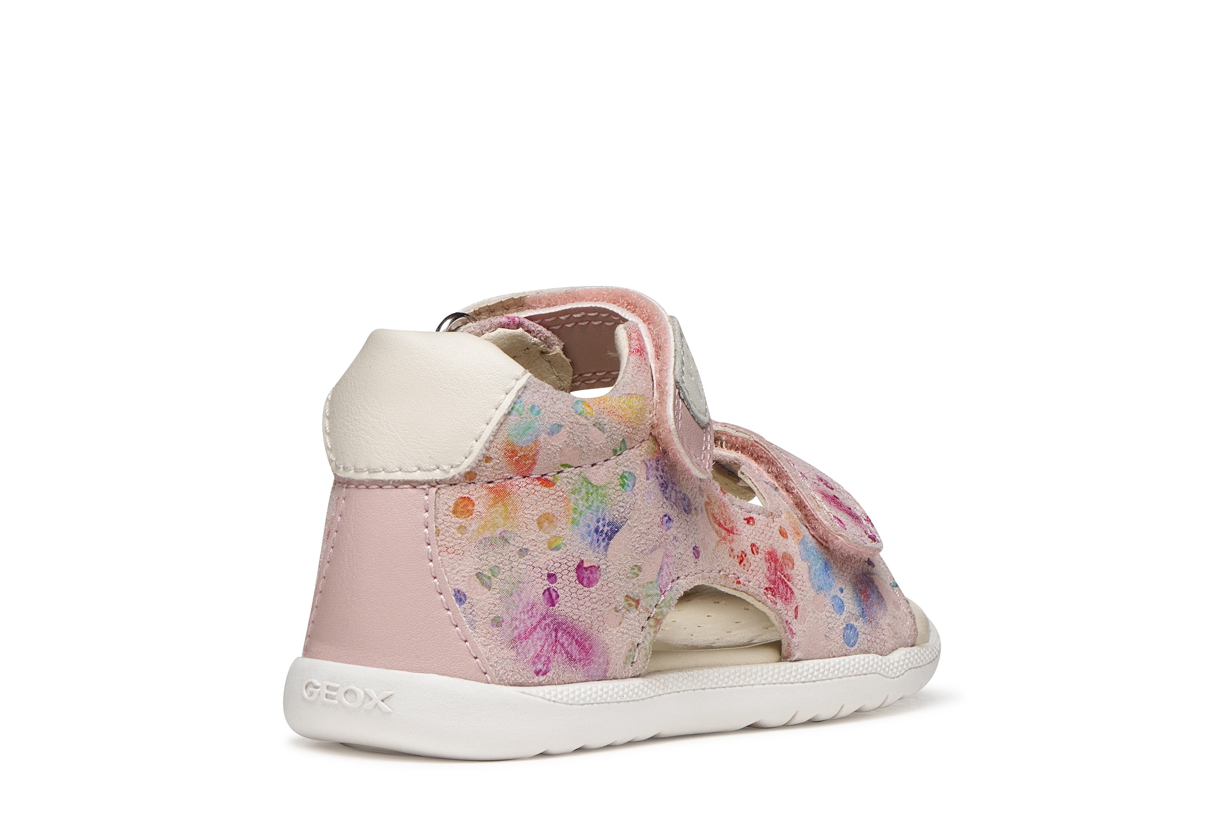 Geox Lauflernschuh »B SANDAL MACCHIA GIR«  Babyschuh mit Klettverschluss, Größenschablone zum Download