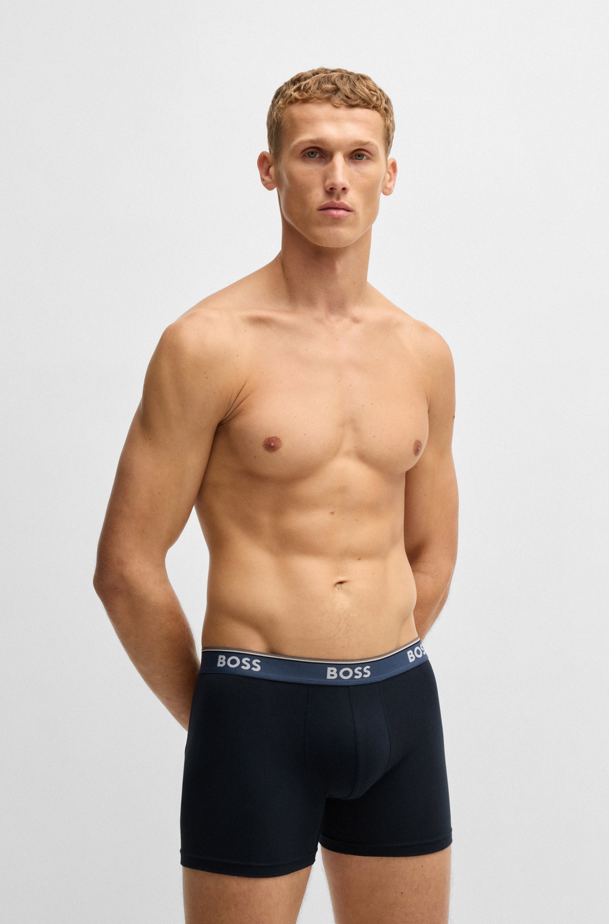 BOSS Boxershorts »BoxerBr 3P Power«, (3 St.)