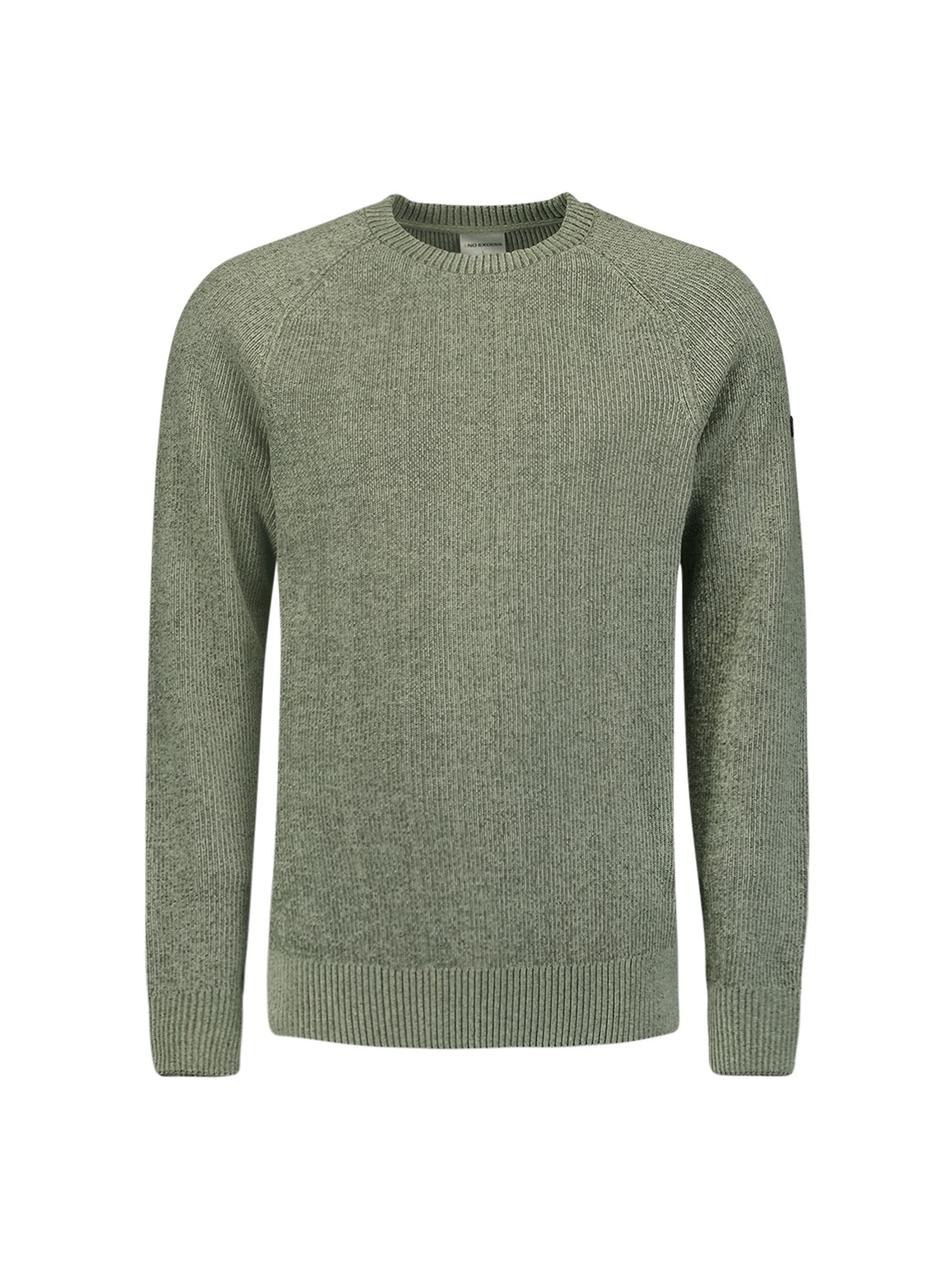 NO EXCESS Rundhalspullover »No Excess Chenillo-Crewneck-Pullover«
