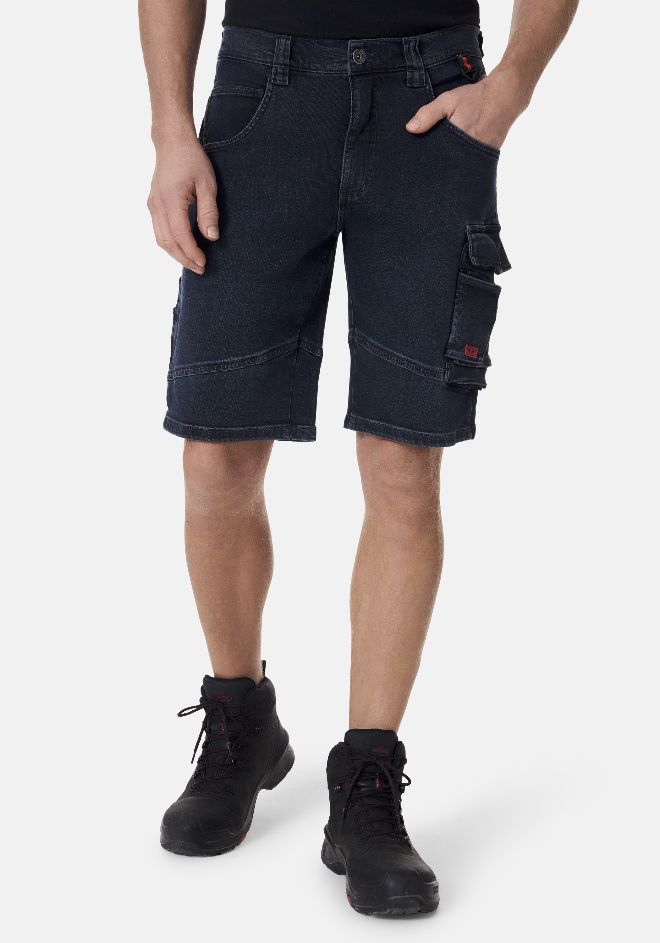 HERO by John Medoox Workerjeans »LUCAN Denim Workwear Arbeits-Cargoshorts Jeans« Arbeits-Cargoshorts Jeans Denim / Jeansfür Herren
