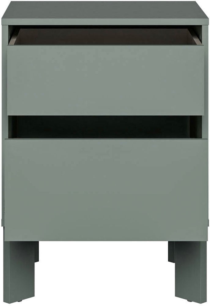 FORTE Nachtkommode »Tahoe Nachtkommode, grifflos,  2 Schubkästen« B/H/T 48,2/66,7/41,4 cm