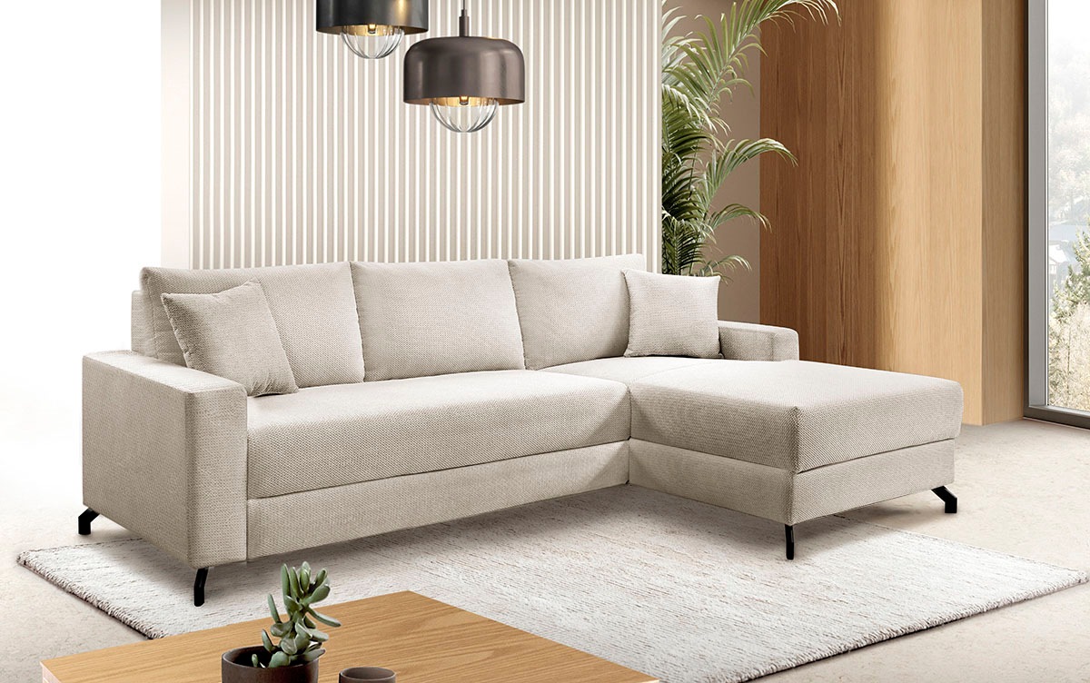 exxpo - sofa fashion Ecksofa »Quattro schlicht & zeitlos, bequem, L-Form, B günstig online kaufen