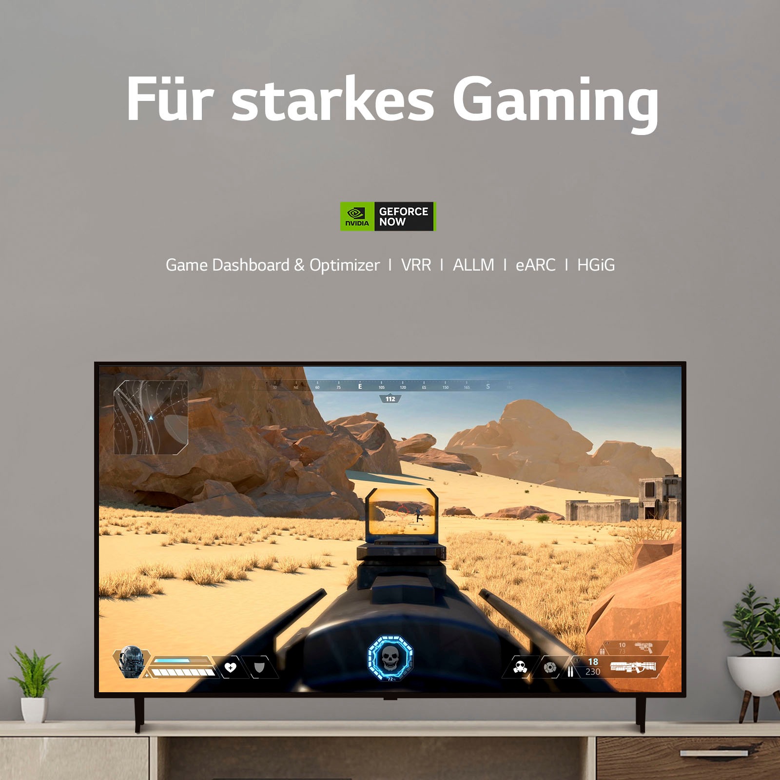 LG LED-Fernseher »55UR80006LJ«, 139 cm/55 Zoll, 4K Ultra HD, Smart-TV, UHD,α5 Gen6 4K AI-Prozessor,HDR10,AI Sound Pro,Filmmaker Mode