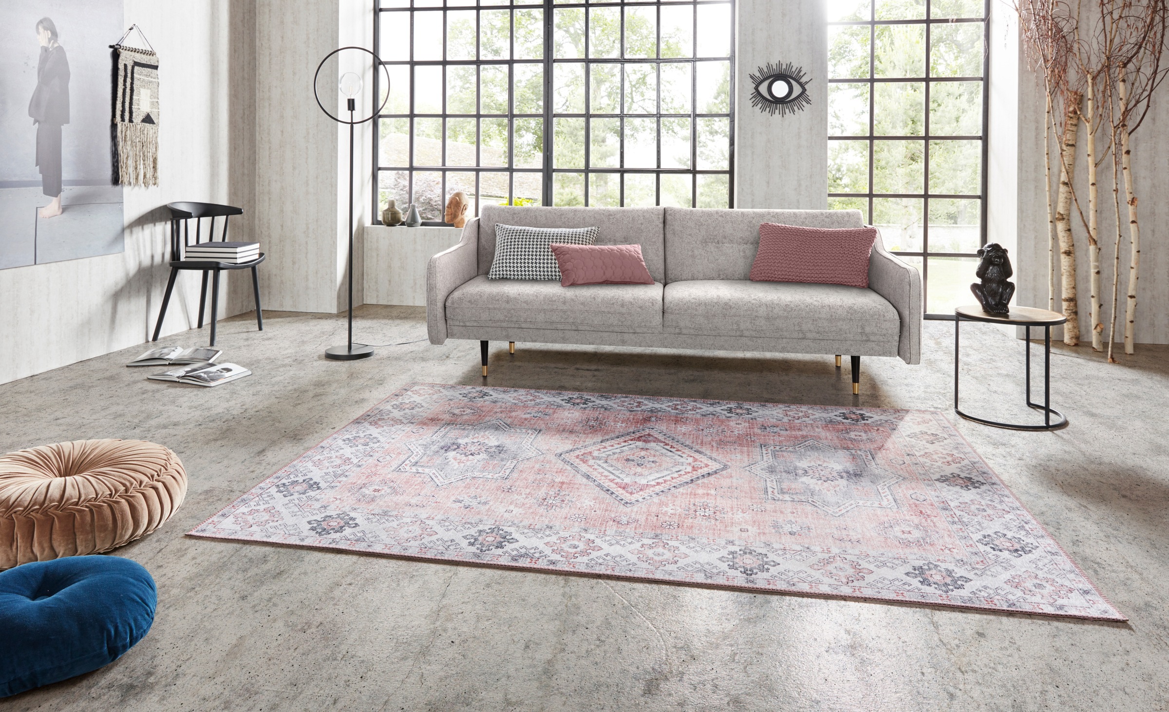 HANSE Home Teppich »Gratia«, rechteckig, 5 mm Höhe, Orientalisch, Vintage, günstig online kaufen