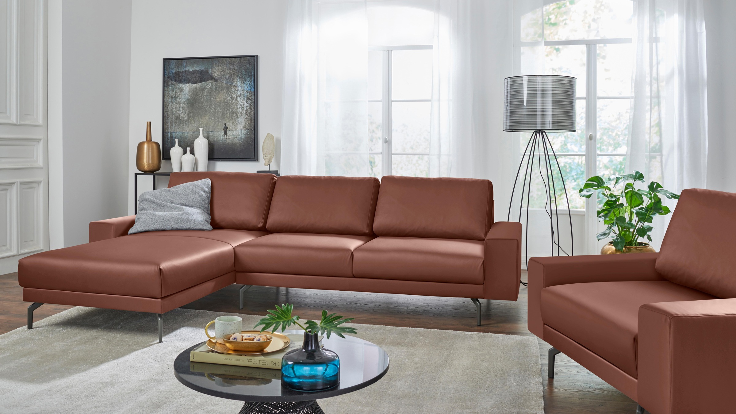Creation BY ROLF BENZ Ecksofa »CR.450, Designecksofa, L-Form« Armlehne brei günstig online kaufen