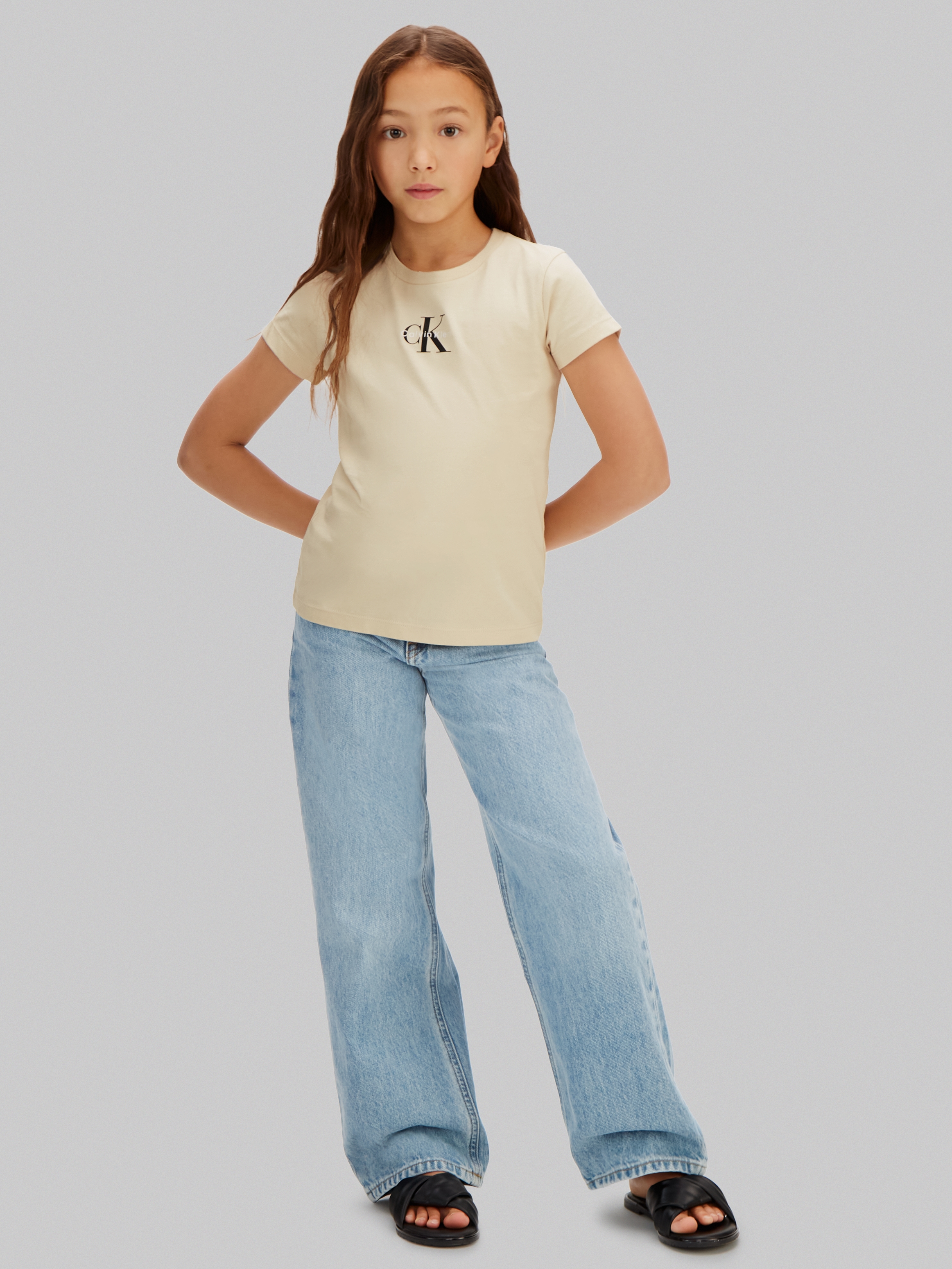 Calvin Klein Jeans T-Shirt »2-PACK TEE« Set, 2 Regular fit mit Markenlogo