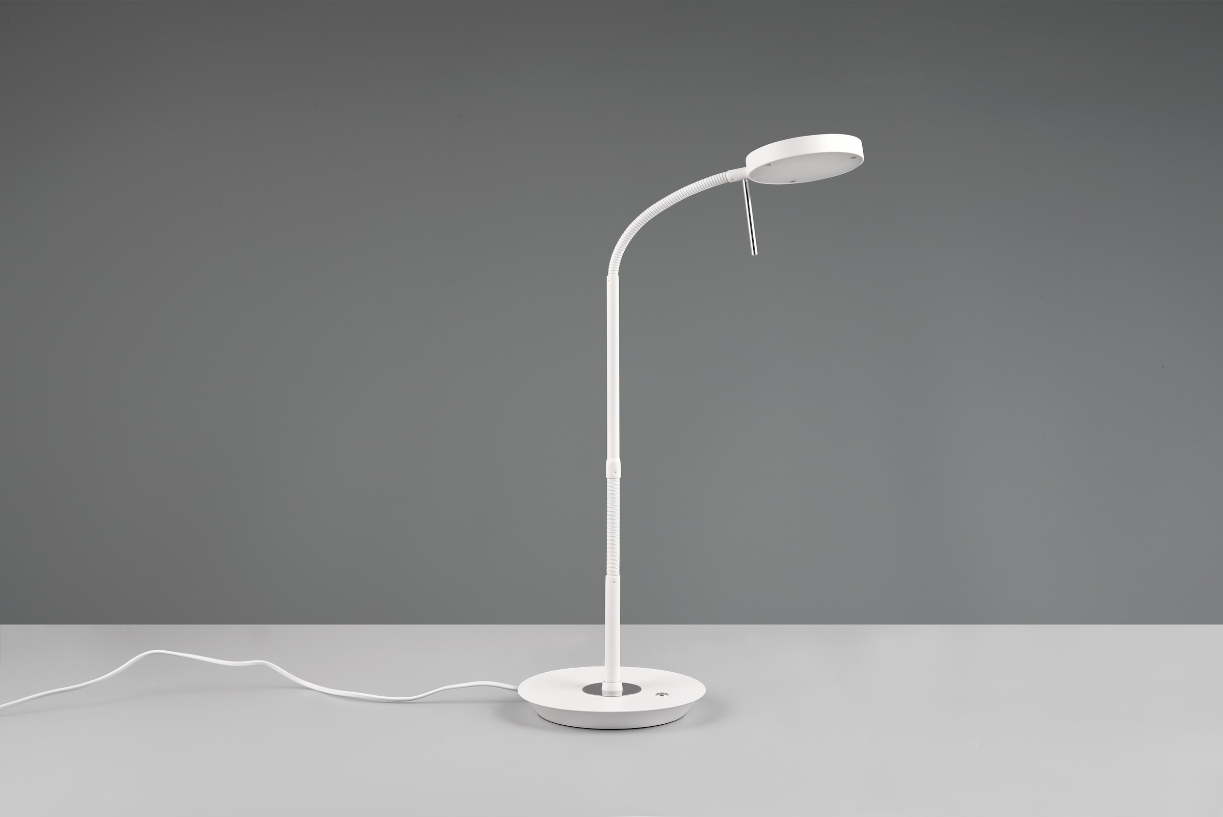 TRIO Leuchten LED Tischleuchte »MONZA, Tischlampe mit Sensordimmer Lichtfarbe einstellbar 2300-4000K«, 1 flammig, Leuchtmittel LED-Board | LED fest integriert, Leuchtenkopf flexibel verstellbar Memoryfunktion Höhe 57-74 cm