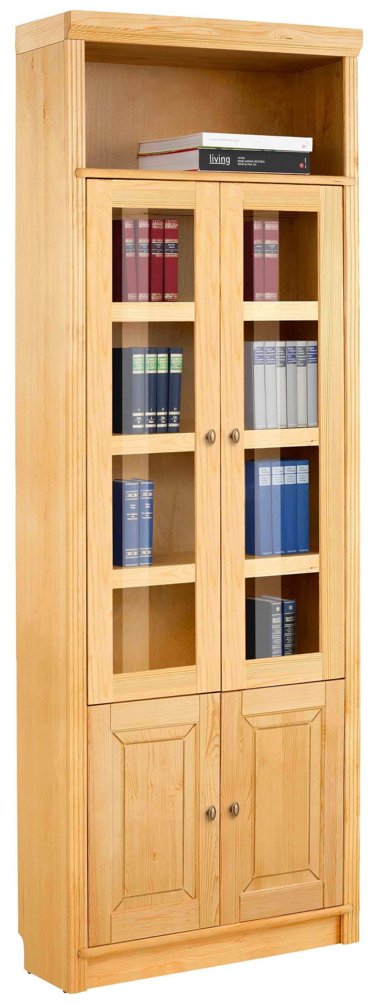 Home affaire Bücherregal »Soeren«, massiver Kiefer, in 2 Höhen, Tiefe 29 cm günstig online kaufen