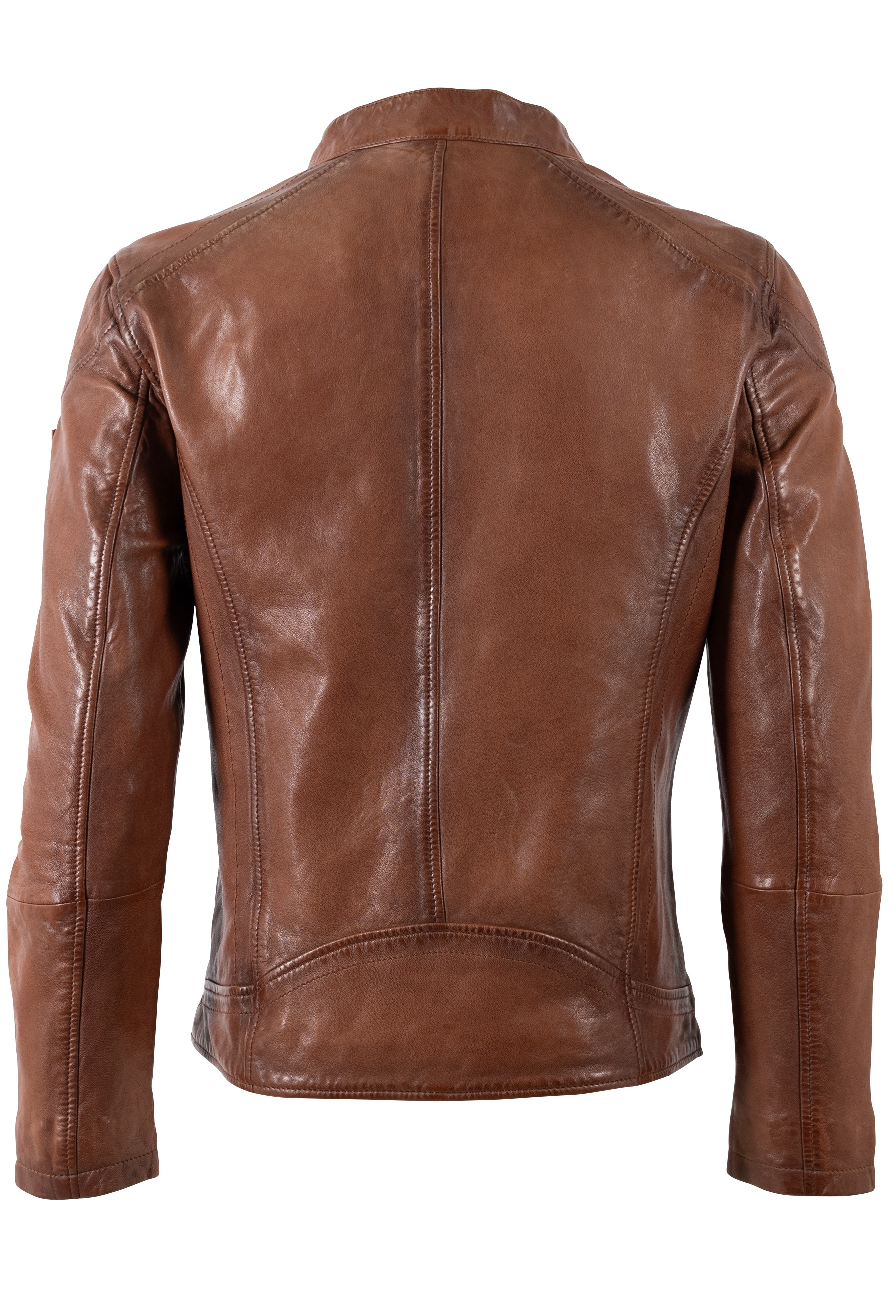 Mauritius Lederjacke »MMBaydo« mit Bikerkragen