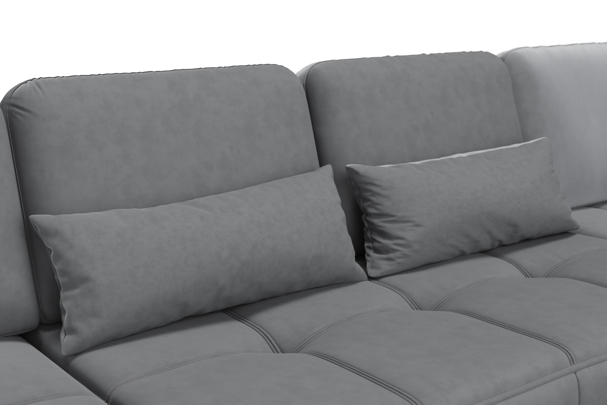 sit&more Wohnlandschaft »Bendigo U-Form«, inklusive Sitztiefenverstellung, Bodenfreiheit 12 cm, in 2 Fußfarben