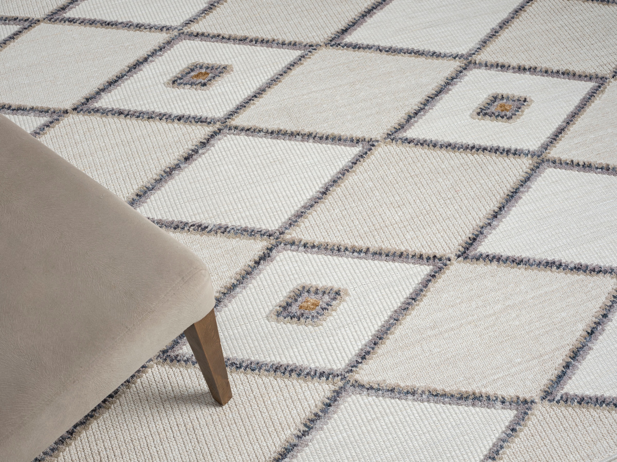 Myflair Möbel & Accessoires Teppich »Luana 2 Lagerräumung«, rechteckig, 10 mm Höhe, Kurzflor, Sisal Optik, mit Fransen, besonders weich durch Microfaser