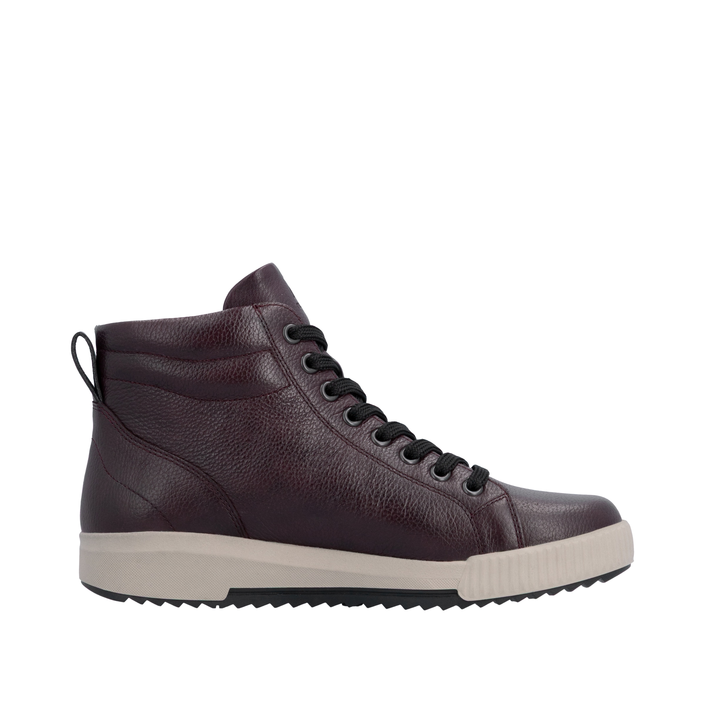 RIEKER Sport Schnürboots  Stiefelette, High Top Sneaker, Freizeitboots mit Reißverschluss